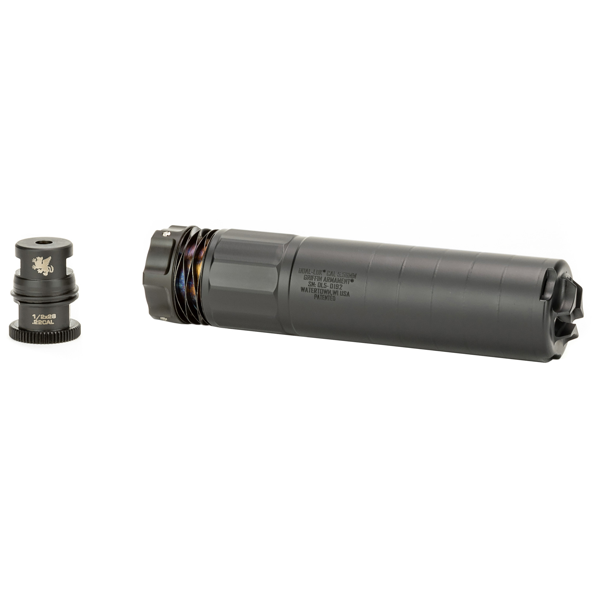 Griffin Armament Dual-Lok 762 Suppressor 7.62MM – Black