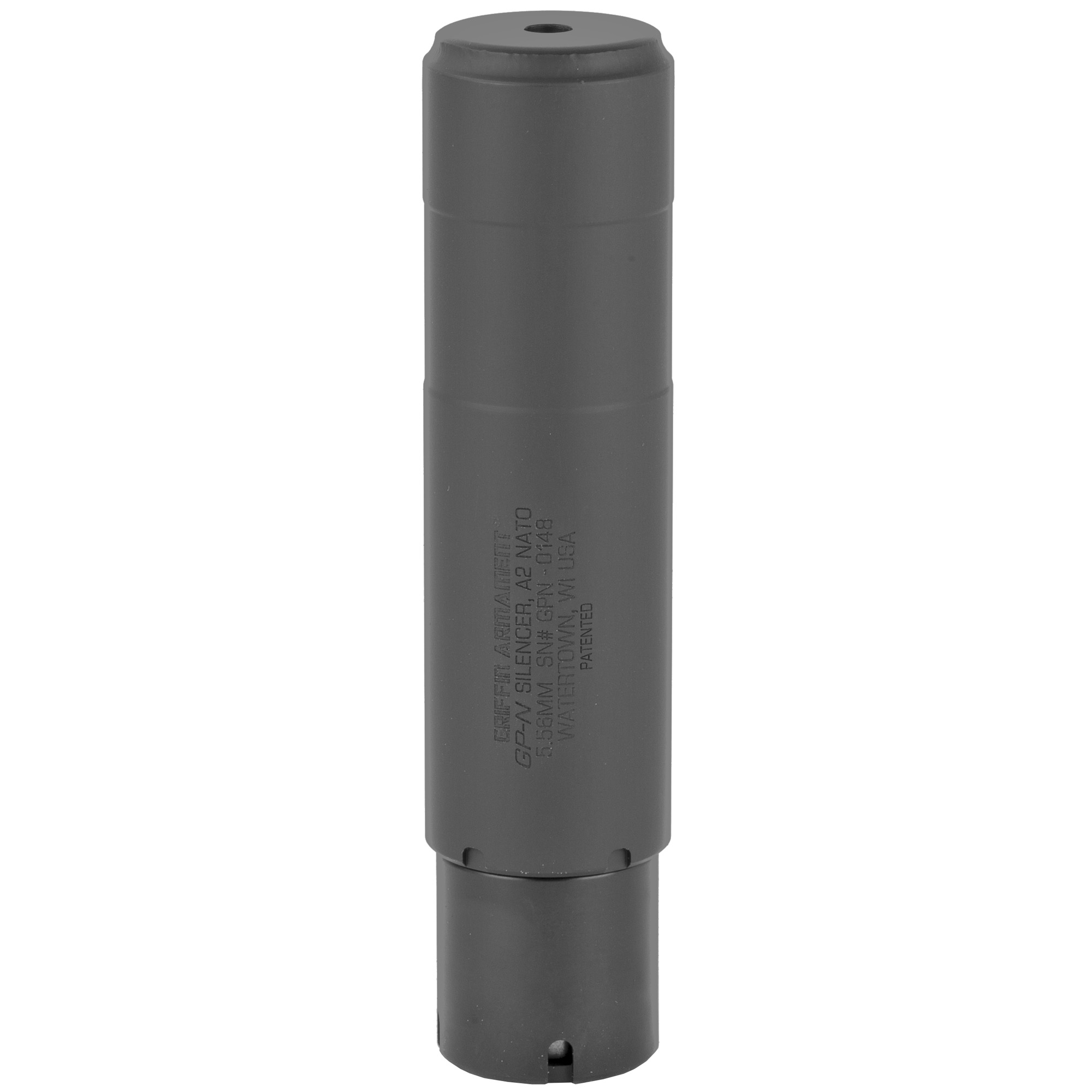 Griffin Armament GP-NATO Suppressor 5.56 NATO 17-4PH Stainless Steel – Black