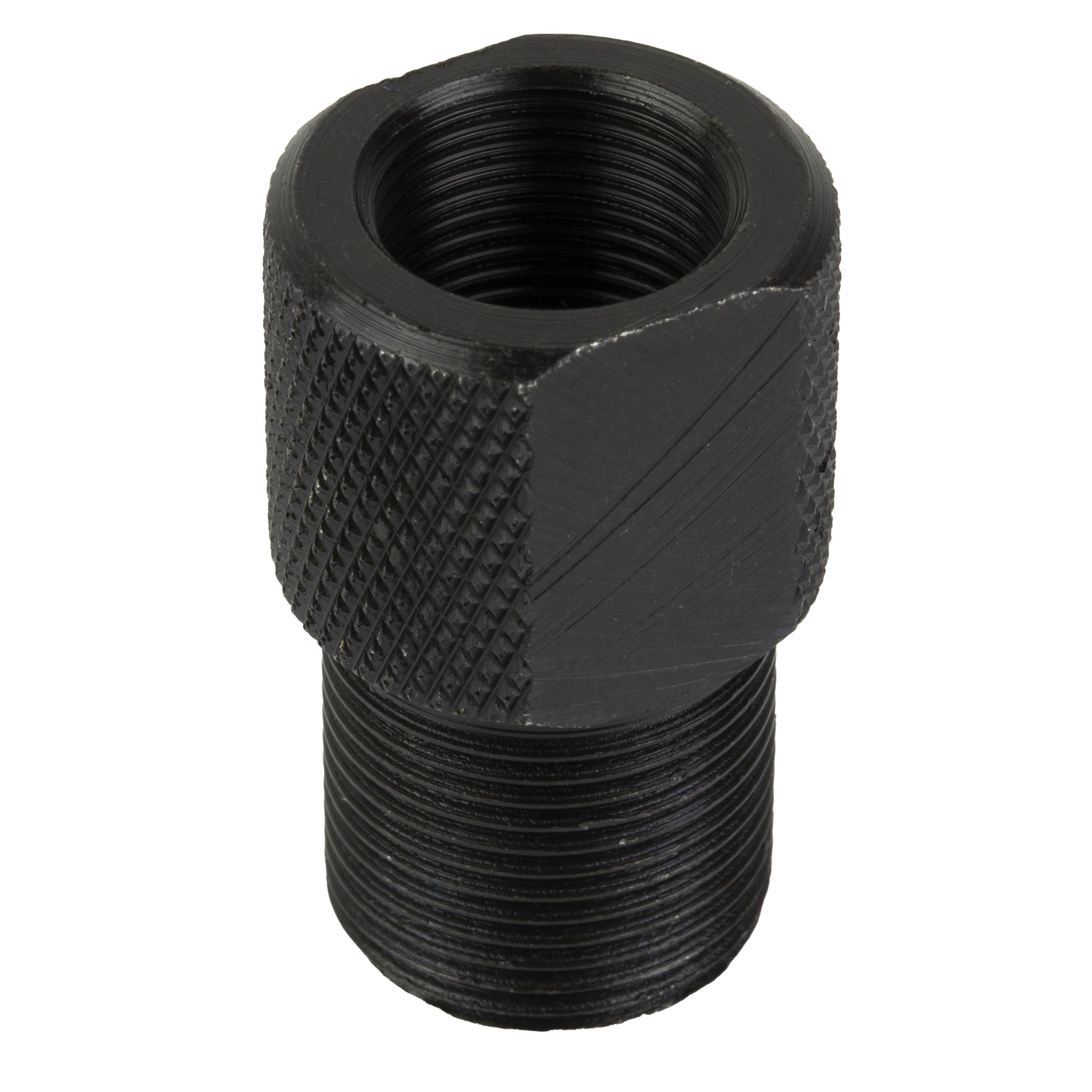 GrovTec 1/2×28 Thread Converter Thread Adapter – Black