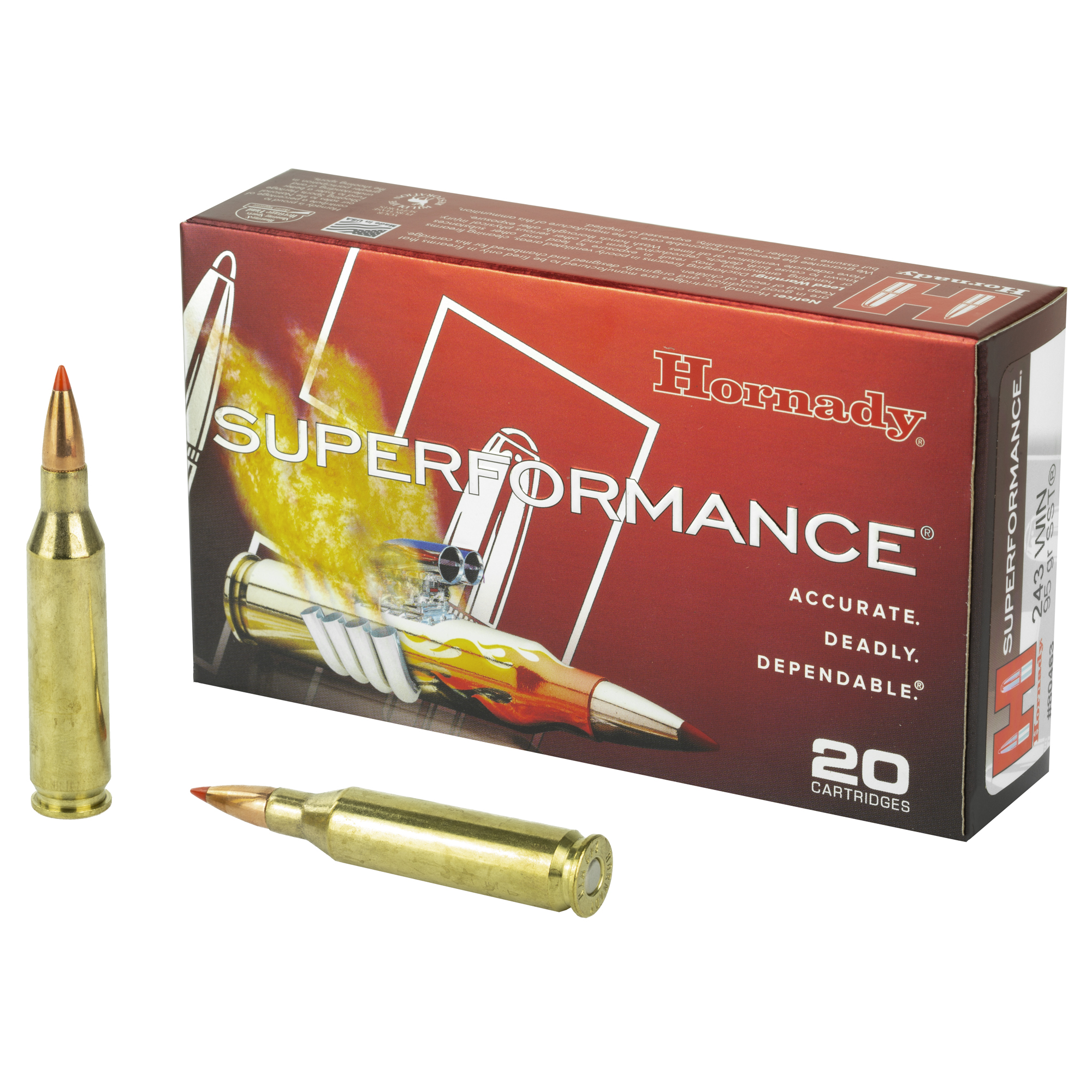 Hornady Superformance 243 Winchester 95gr SST – 20rd