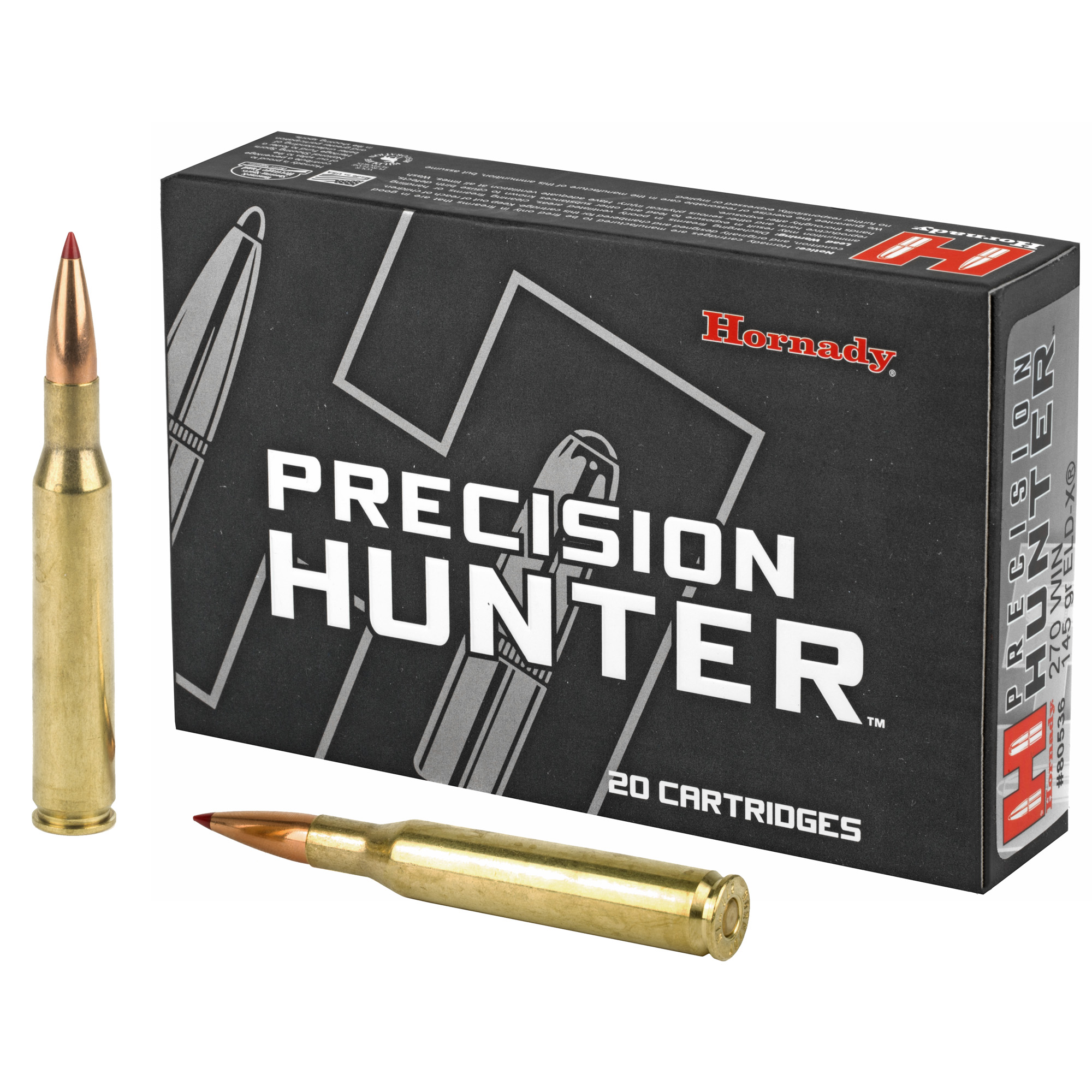 Hornady Precision Hunter 270 Winchester 145gr ELD-X – 20rd