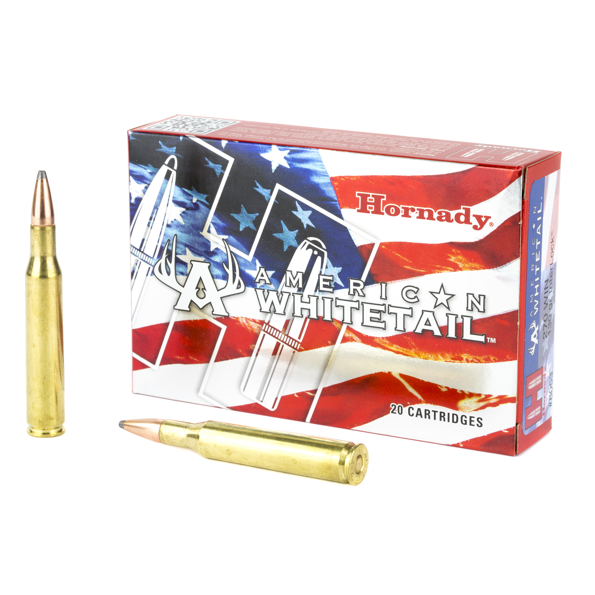 Hornady American Whitetail 270 Winchester 130gr InterLock – 20rd