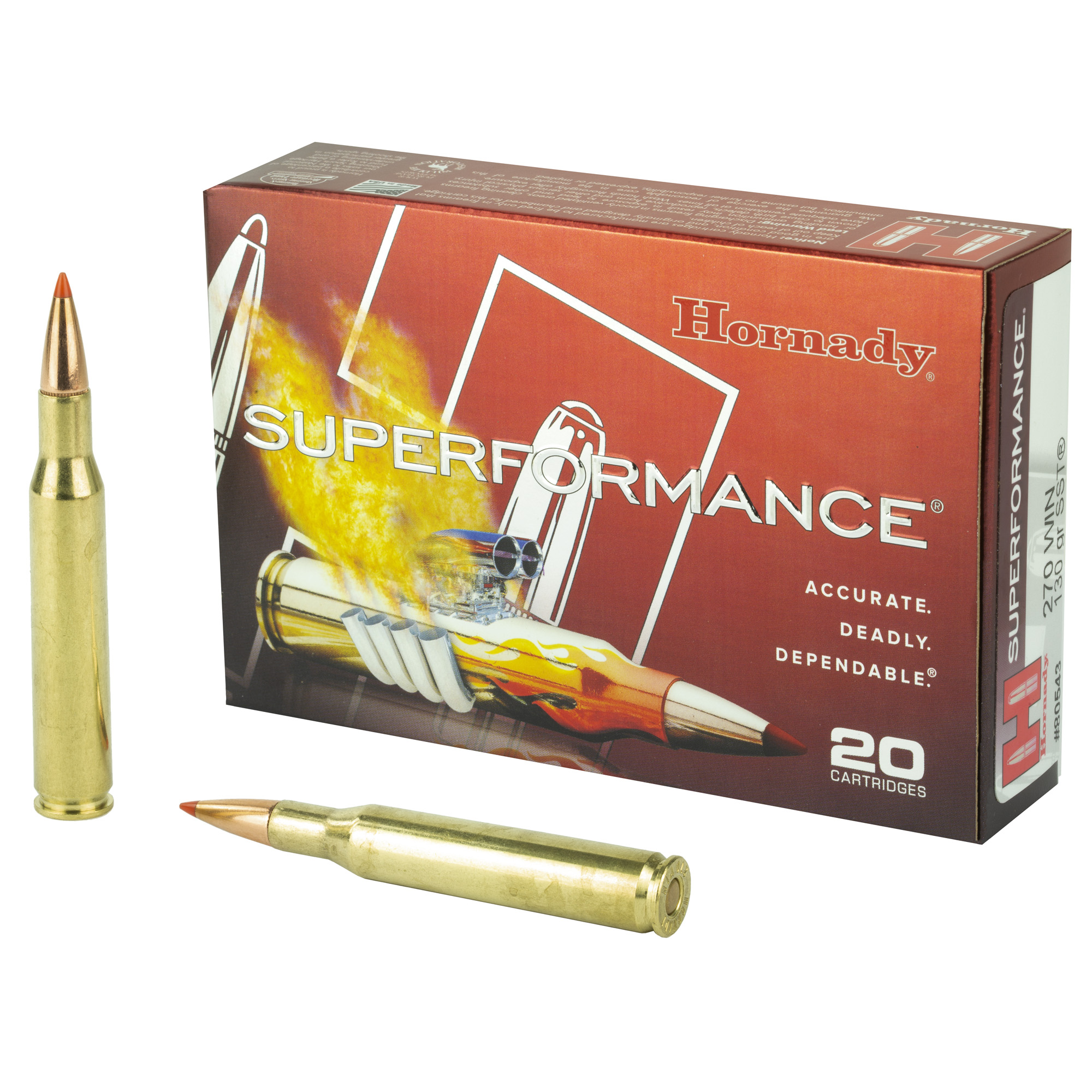 Hornady Superformance 270 Winchester 130gr SST – 20rd