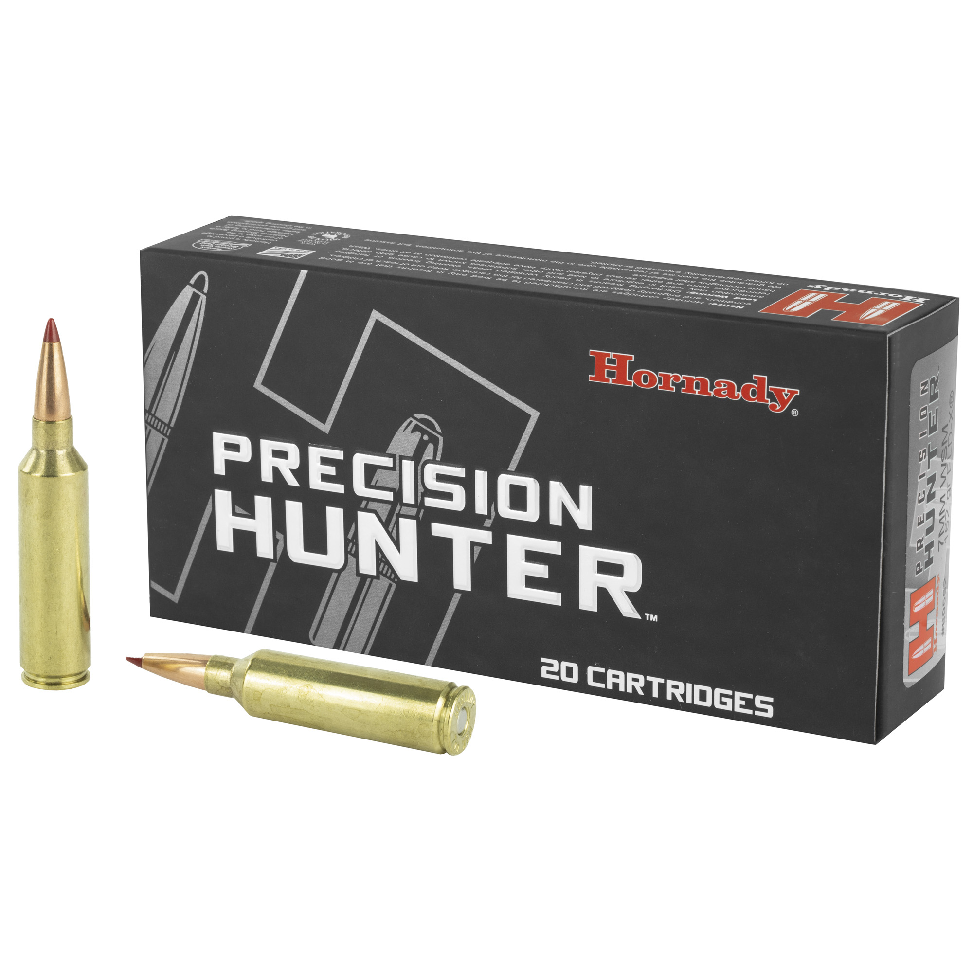 Hornady Precision Hunter 7MM WSM 162gr ELD-X – 20rd