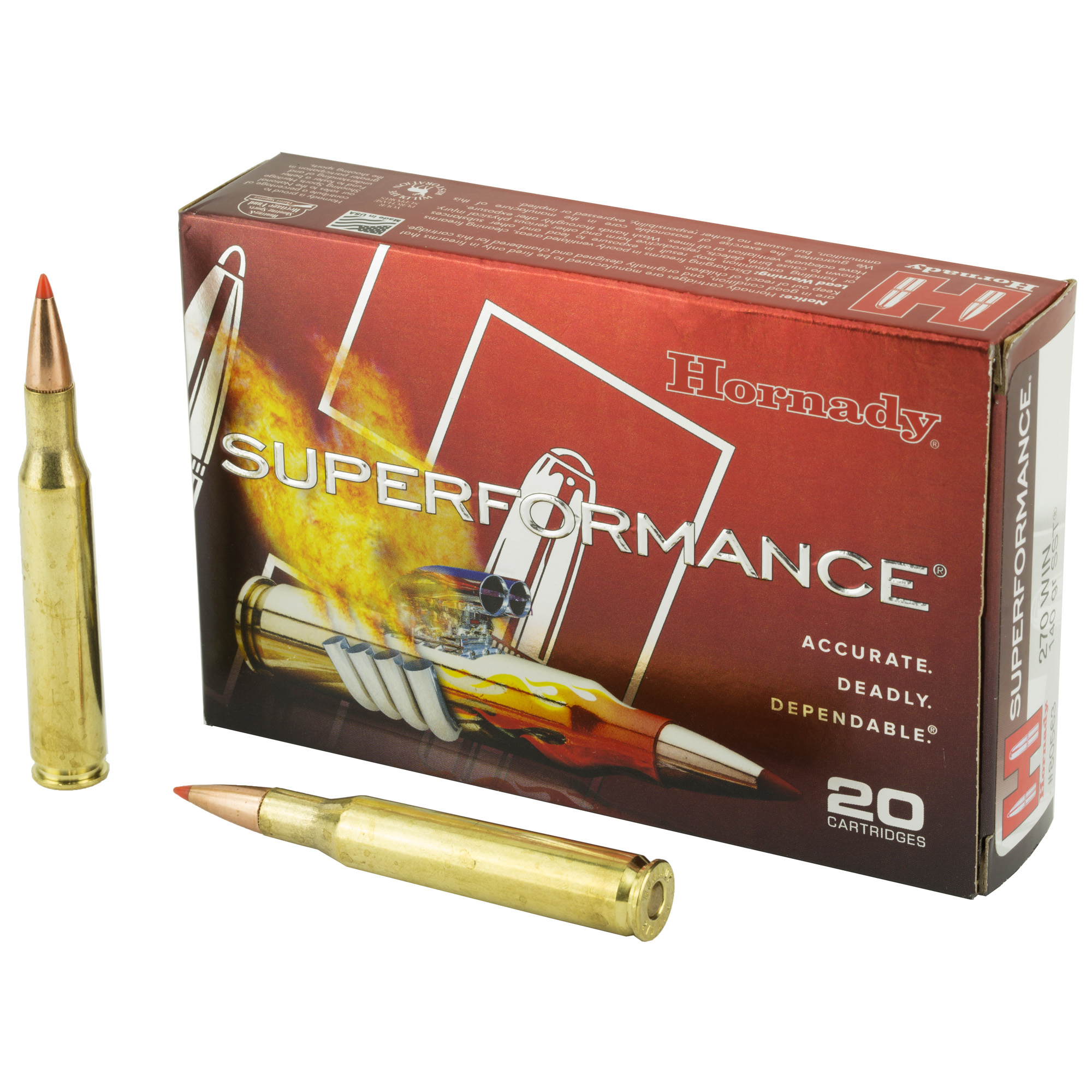 Hornady Superformance 270 Winchester 140gr SST – 20rd