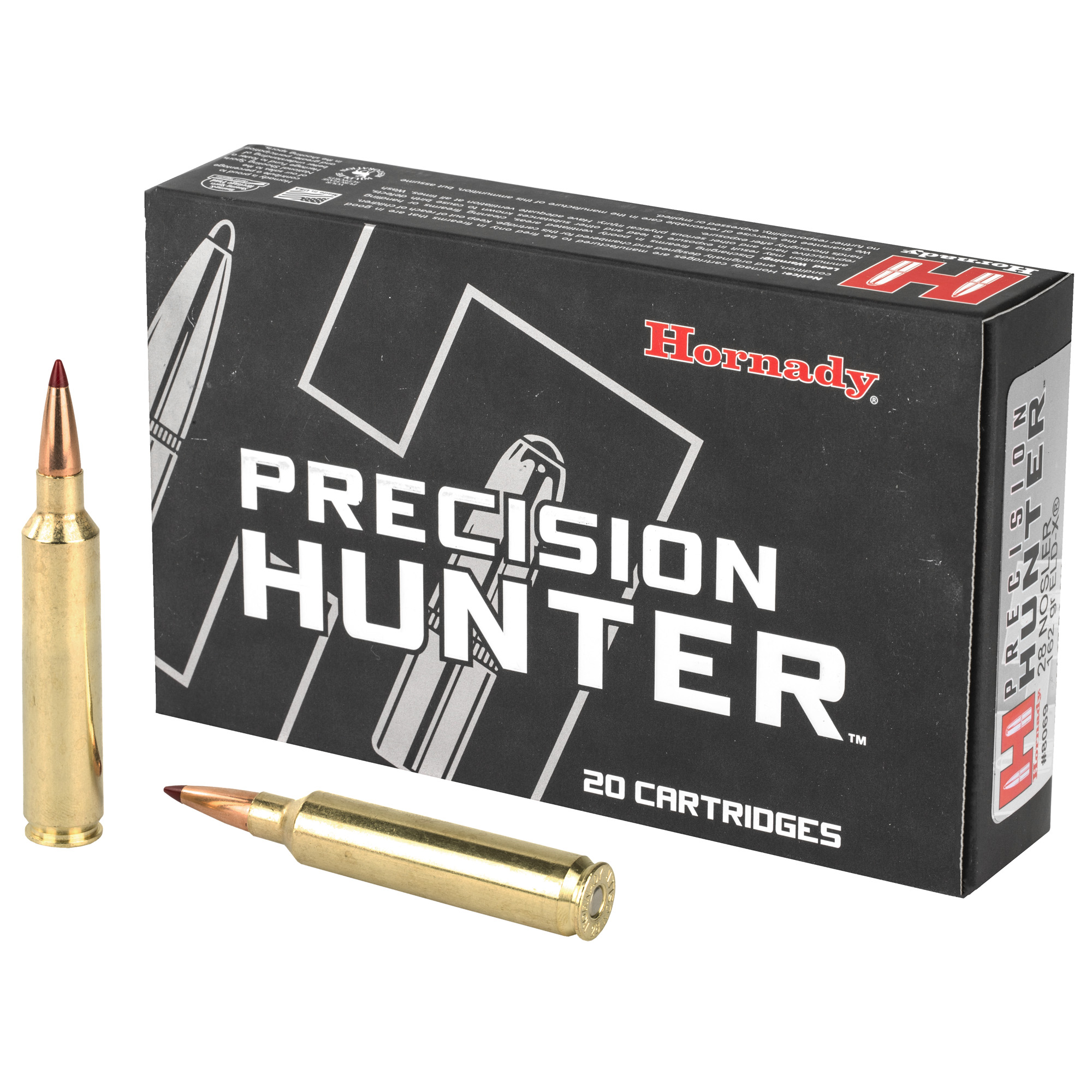 Hornady Precision Hunter 28 Nosler 162gr ELD-X – 20rd