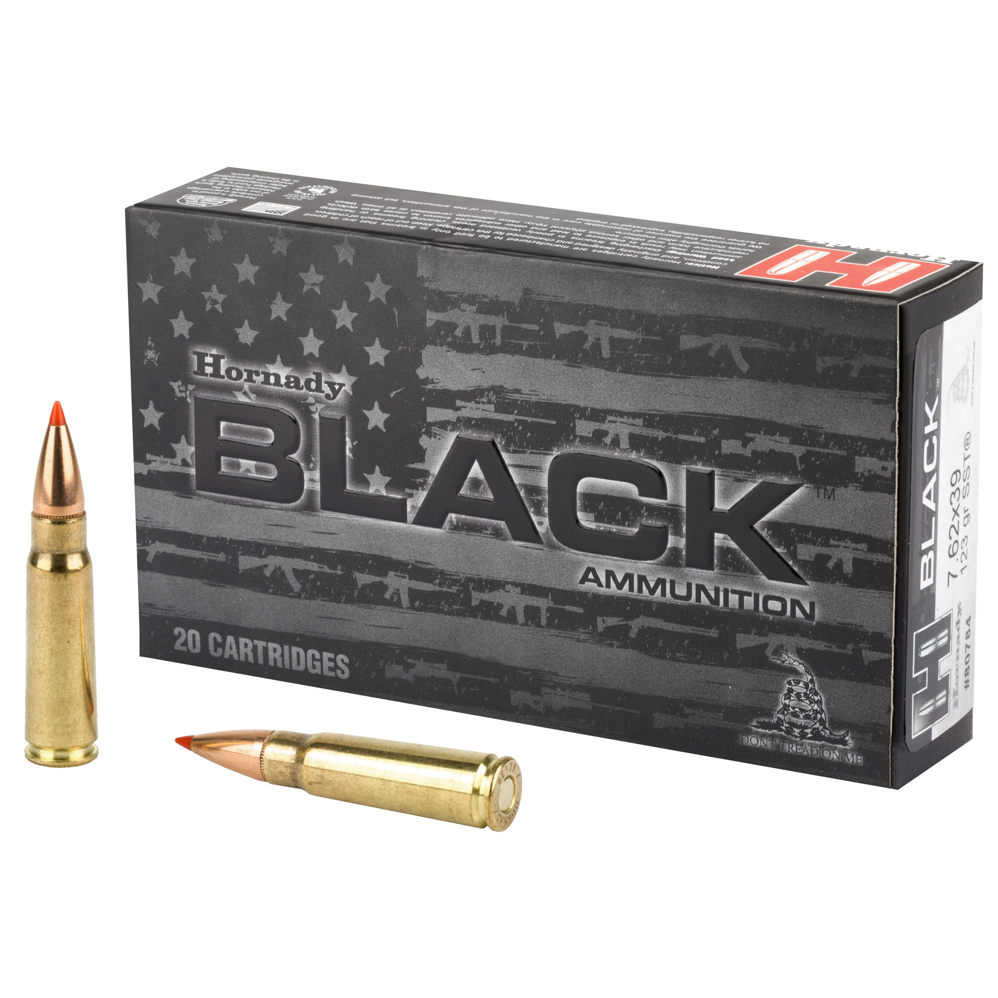 Hornady BLACK 7.62×39 123gr SST – 20rd