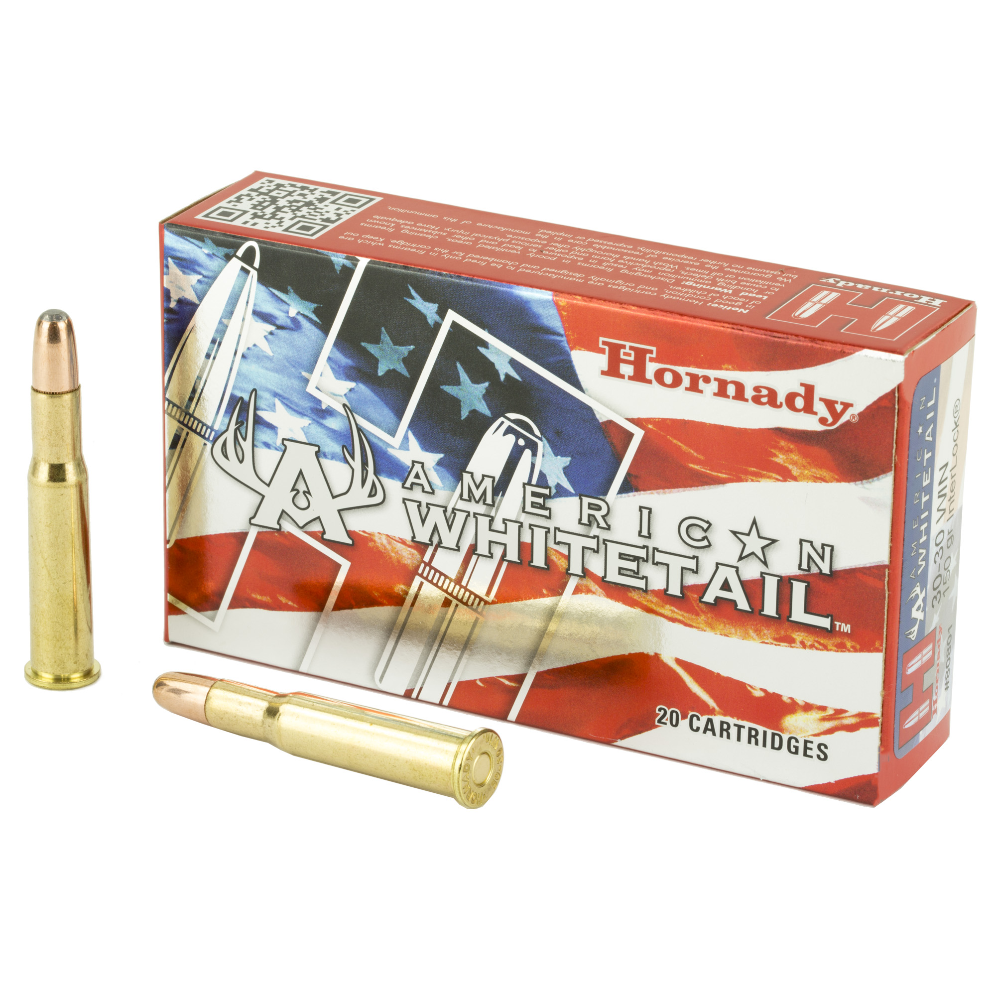 Hornady American Whitetail 30-30 Winchester 150gr InterLock – 20rd