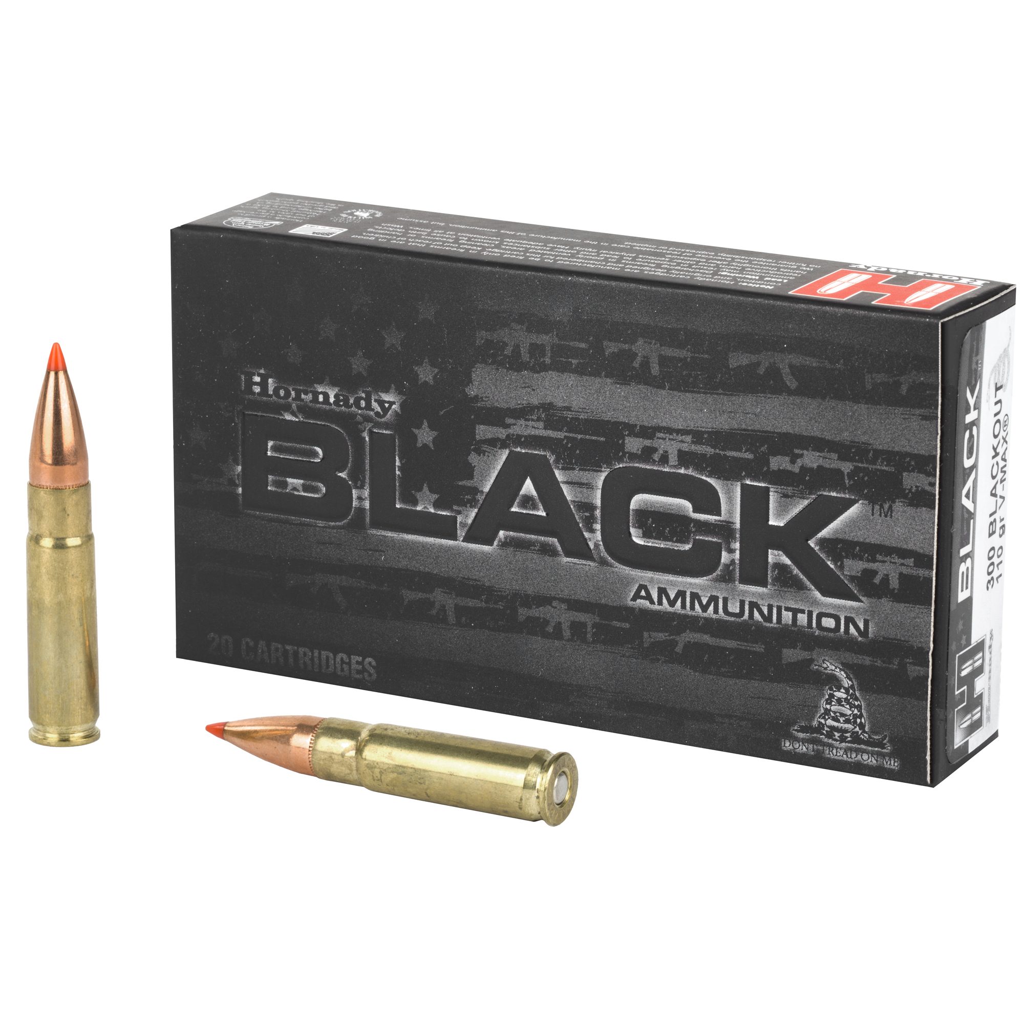 Hornady BLACK 300 Blackout 110gr V-Max – 20rd