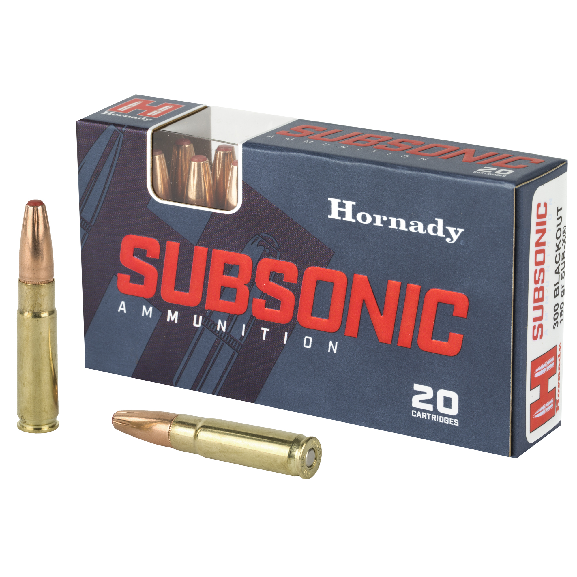 Hornady Subsonic 300 Blackout 190gr Sub-X – 20rd