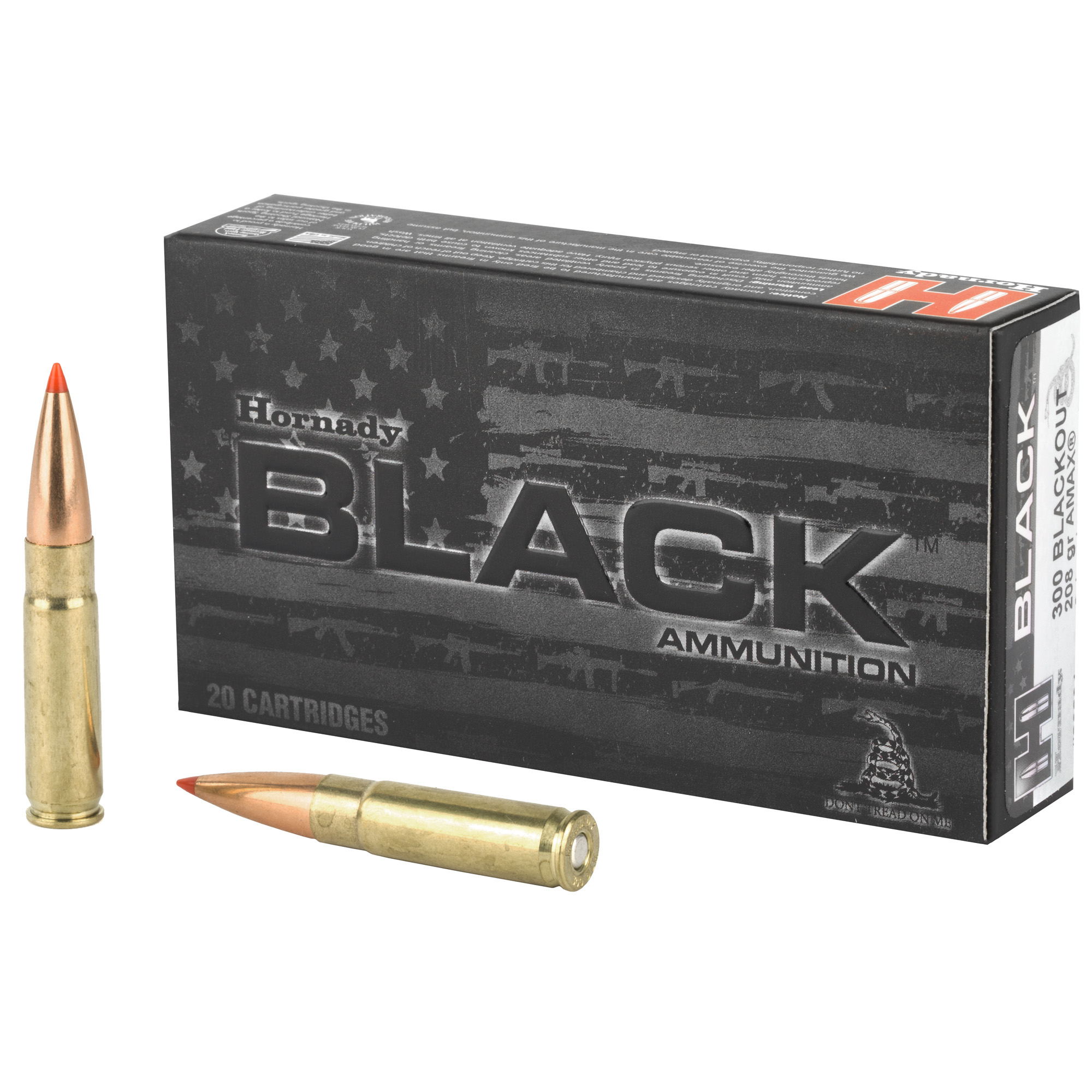 Hornady BLACK 300 Blackout 208gr AMAX – 20rd