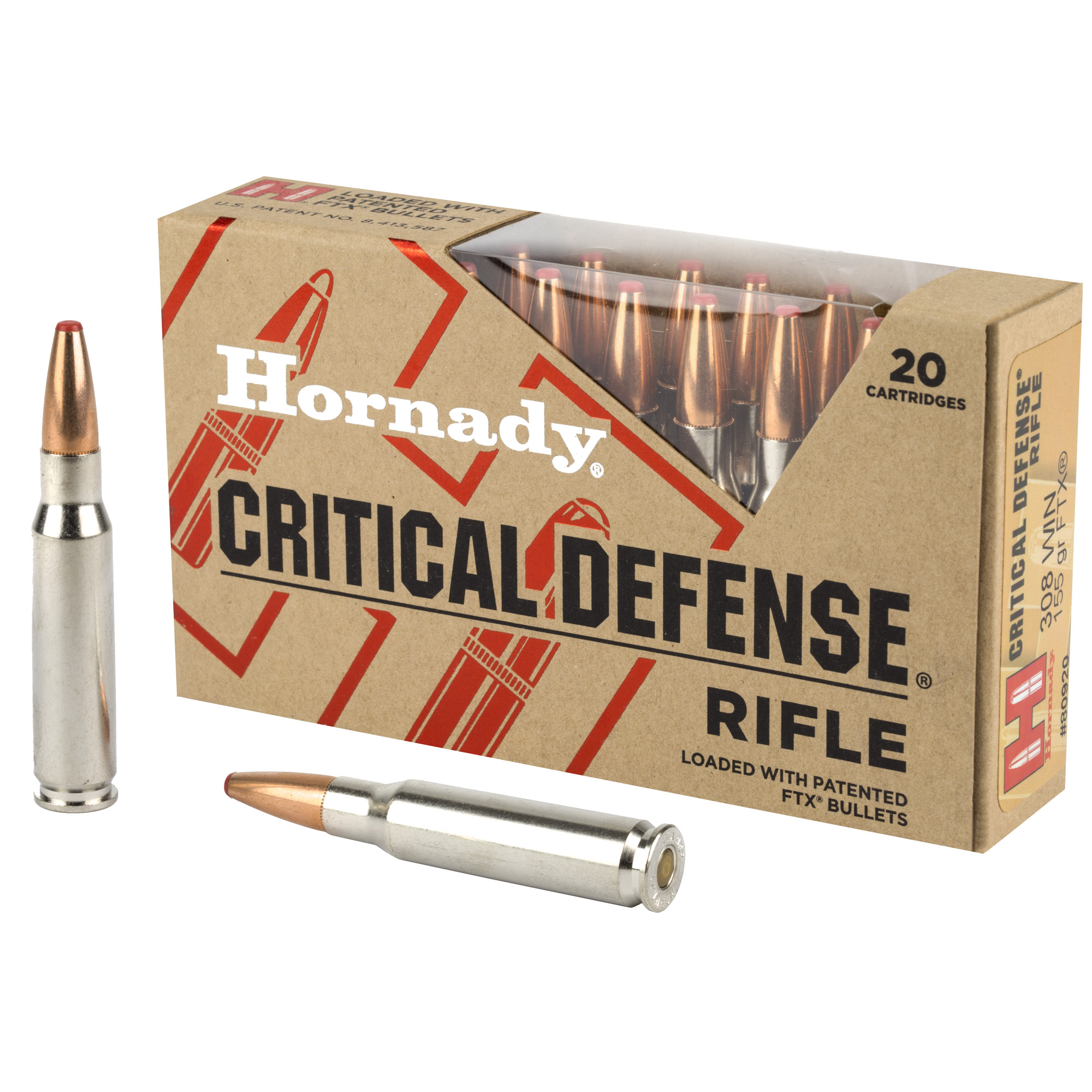 Hornady Critical Defense 308 Winchester 155gr FlexTip – 20rd