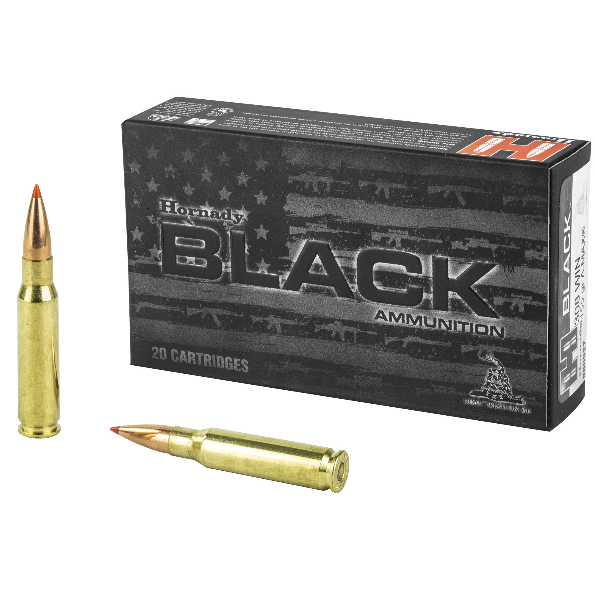 Hornady BLACK 308 Winchester 155gr AMAX – 20rd