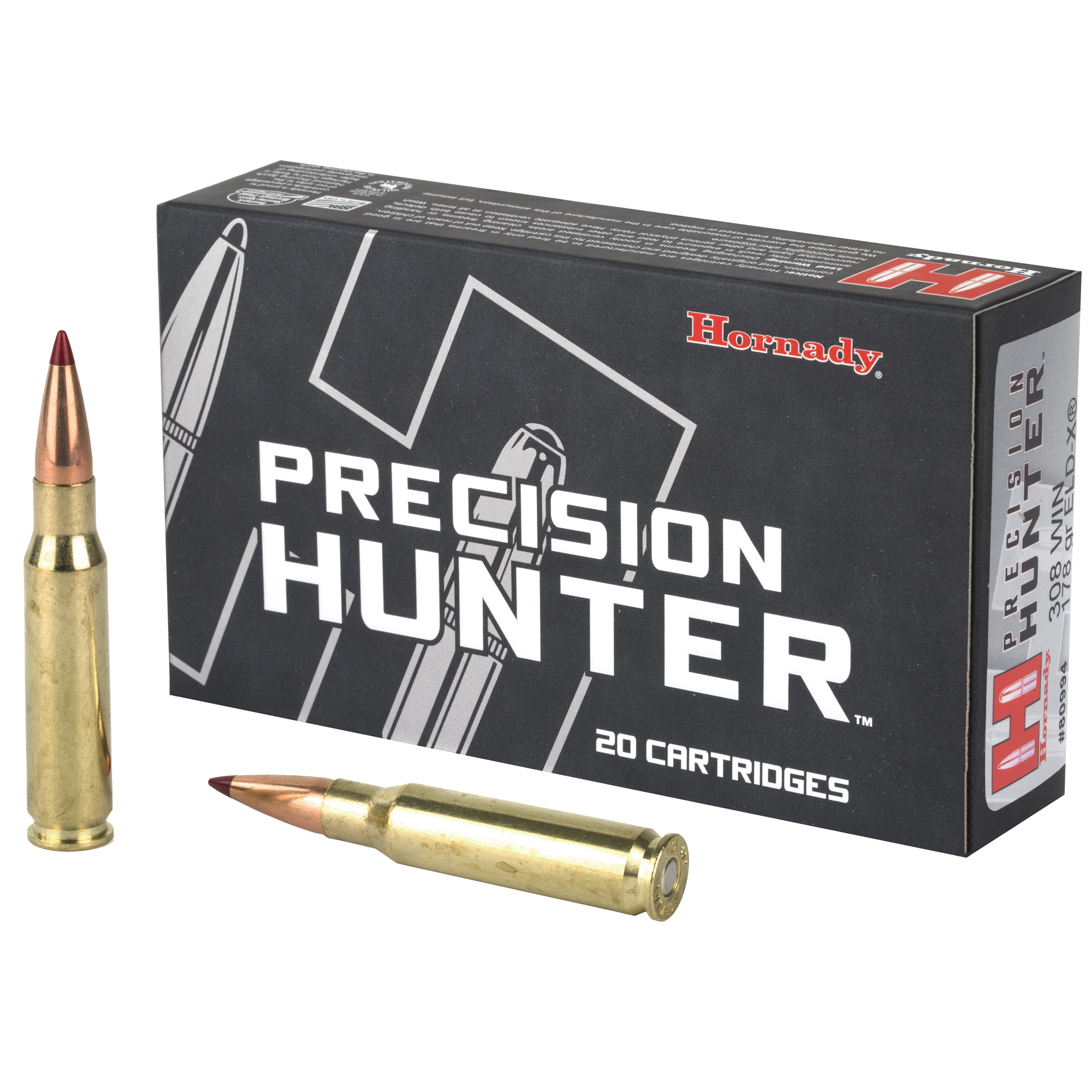 Hornady Precision Hunter 308 Winchester 178gr ELD-X – 20rd