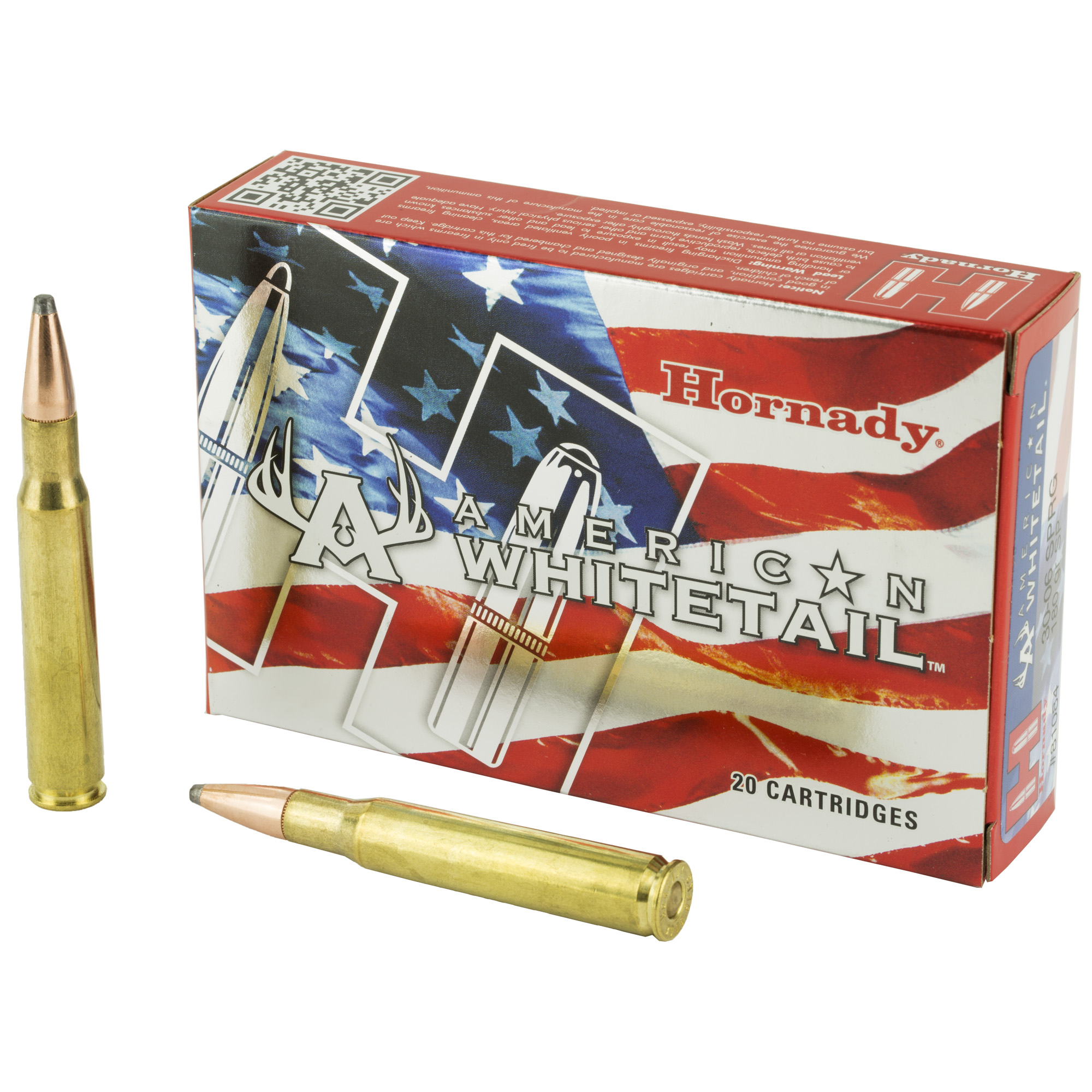 Hornady American Whitetail 30-06 Springfield 180gr InterLock – 20rd