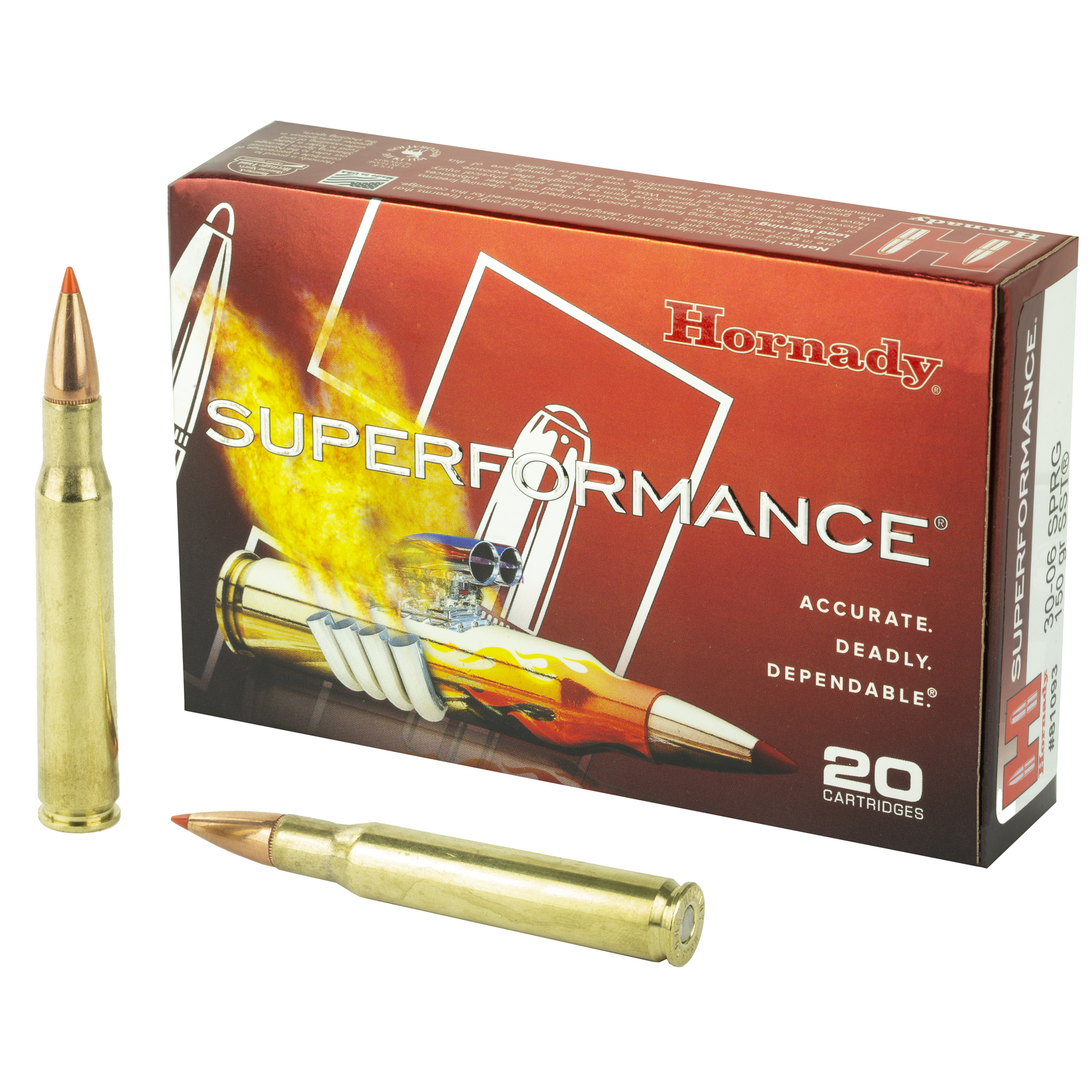 Hornady Superformance 30-06 Springfield 150gr SST – 20rd