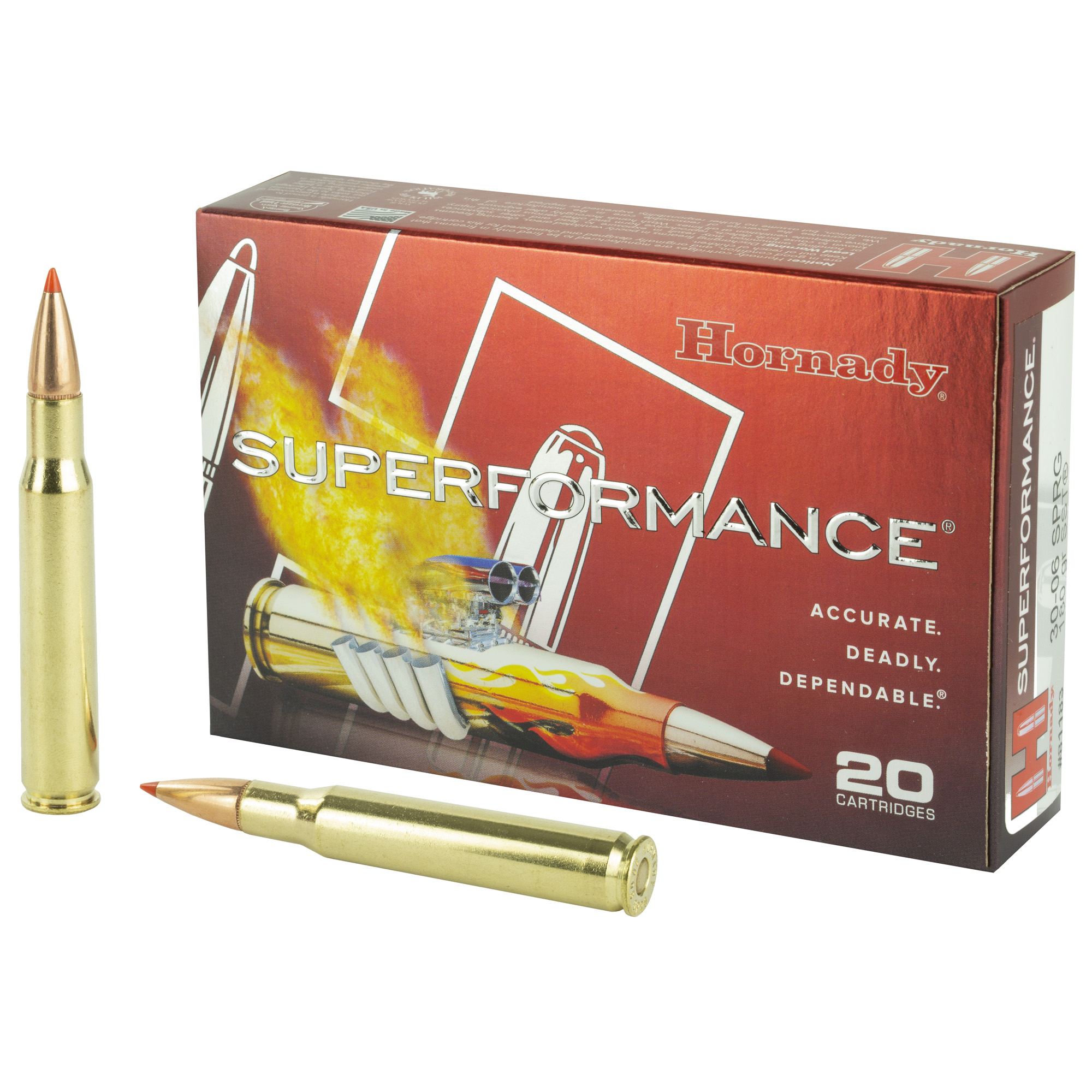 Hornady Superformance 30-06 Springfield 180gr SST – 20rd