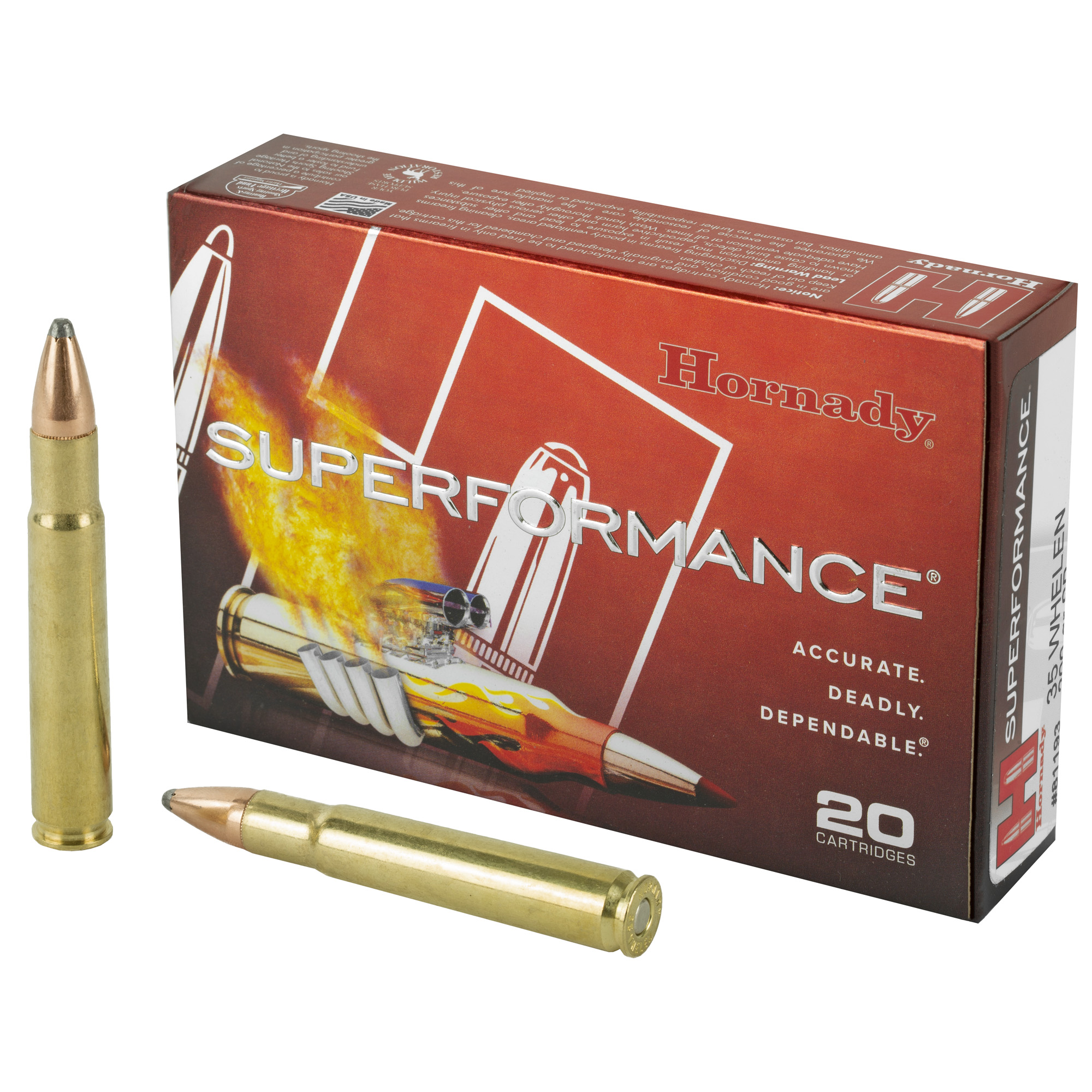 Hornady Superformance 35 Whelen 200gr Soft Point – 20rd