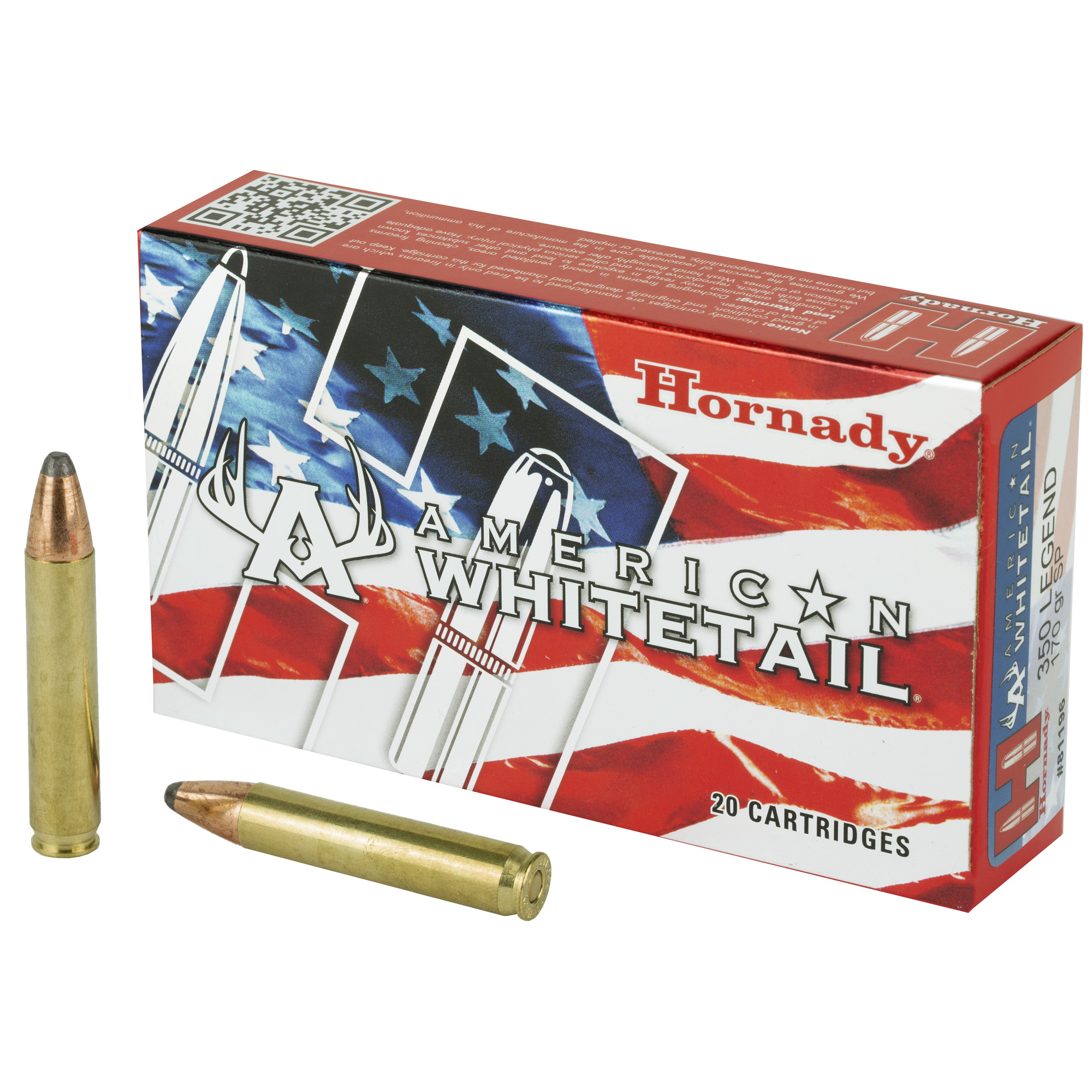 Hornady American Whitetail 350 Legend 170gr InterLock – 20rd