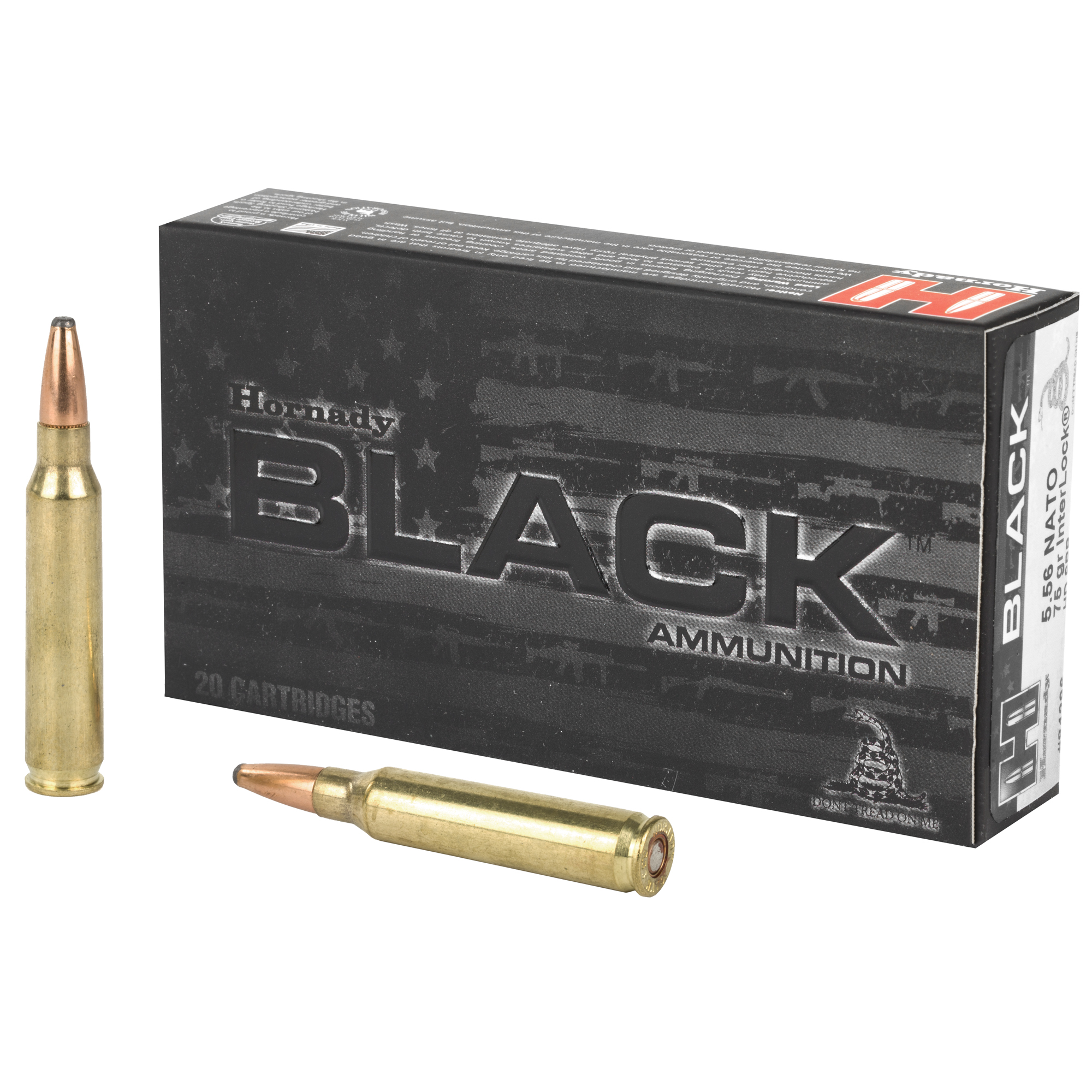 Hornady BLACK 5.56 NATO 75gr InterLock – 20rd