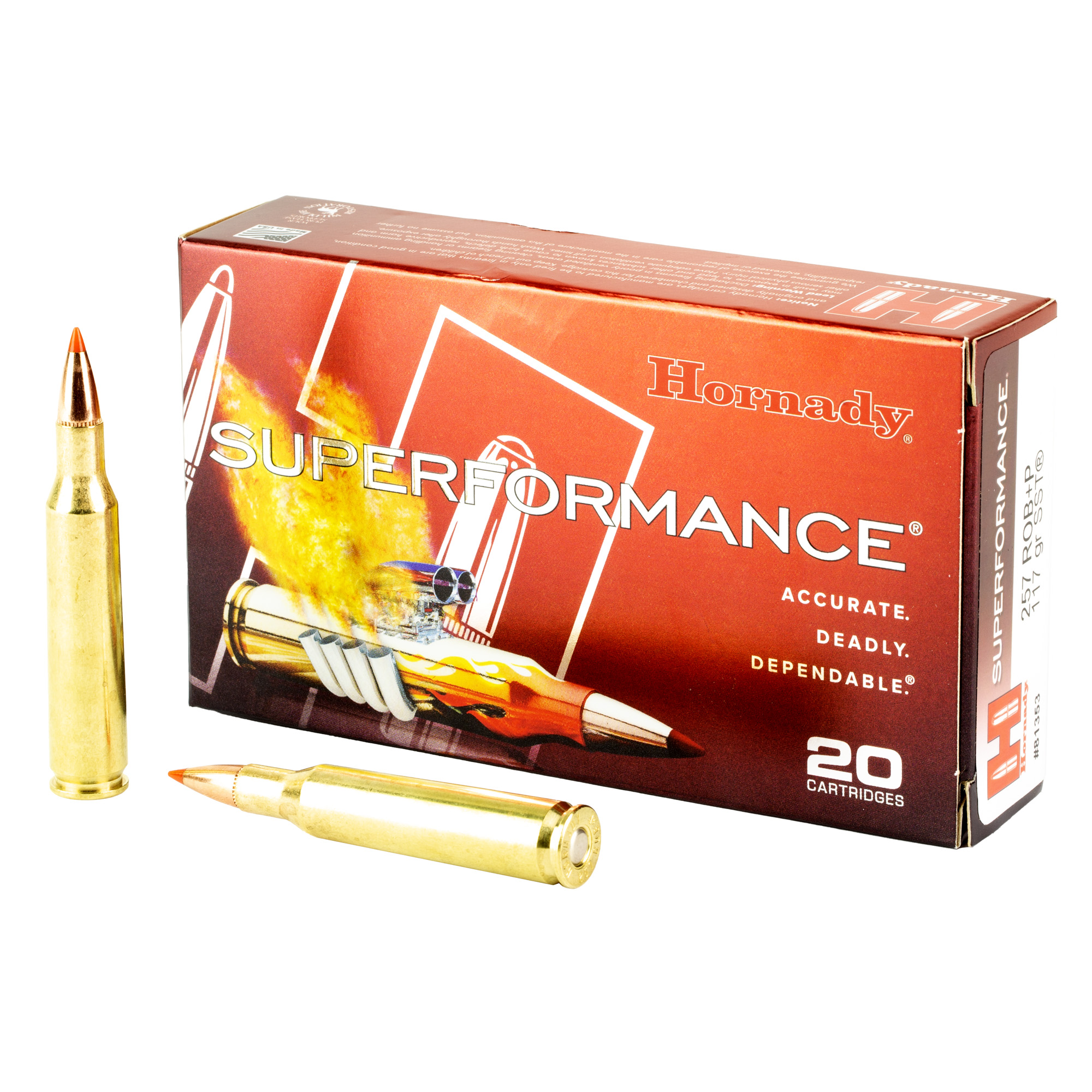 Hornady Superformance 257 Roberts 117gr SST – 20rd