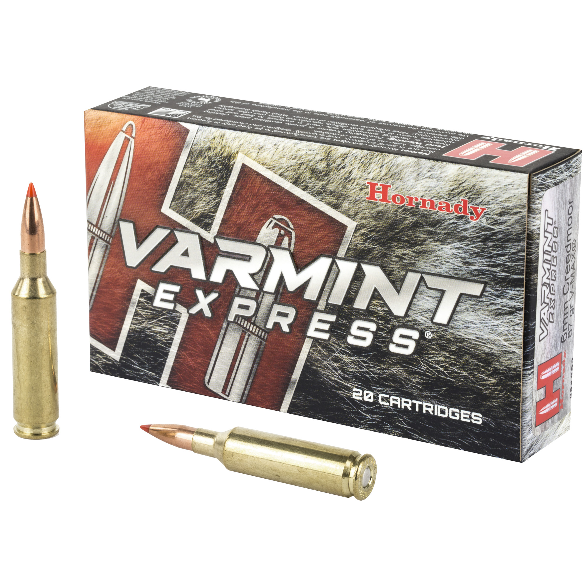 Hornady Varmint Express 6MM Creedmoor 87gr V-Max – 20rd