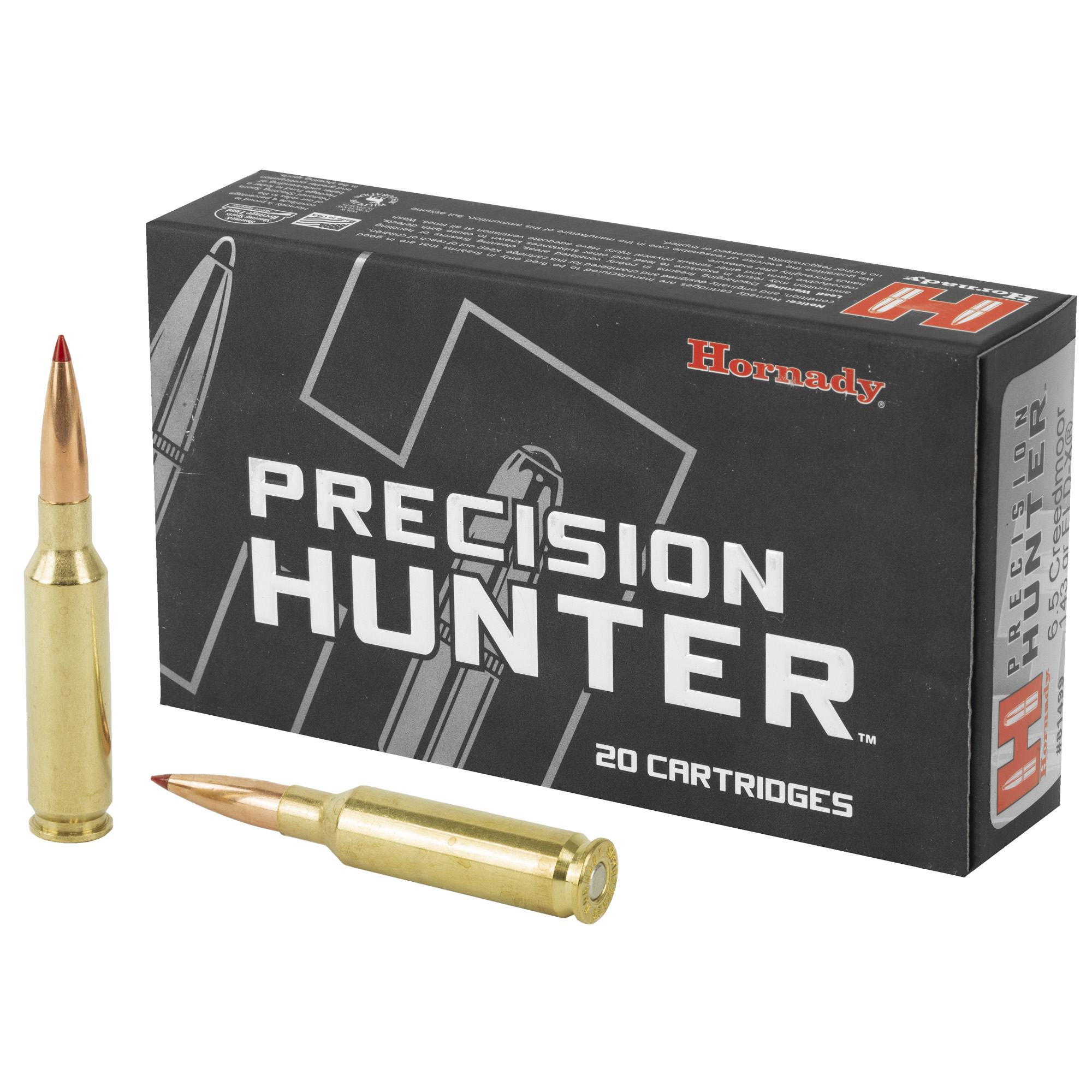 Hornady Precision Hunter 6.5 Creedmoor 143gr ELD-X – 20rd