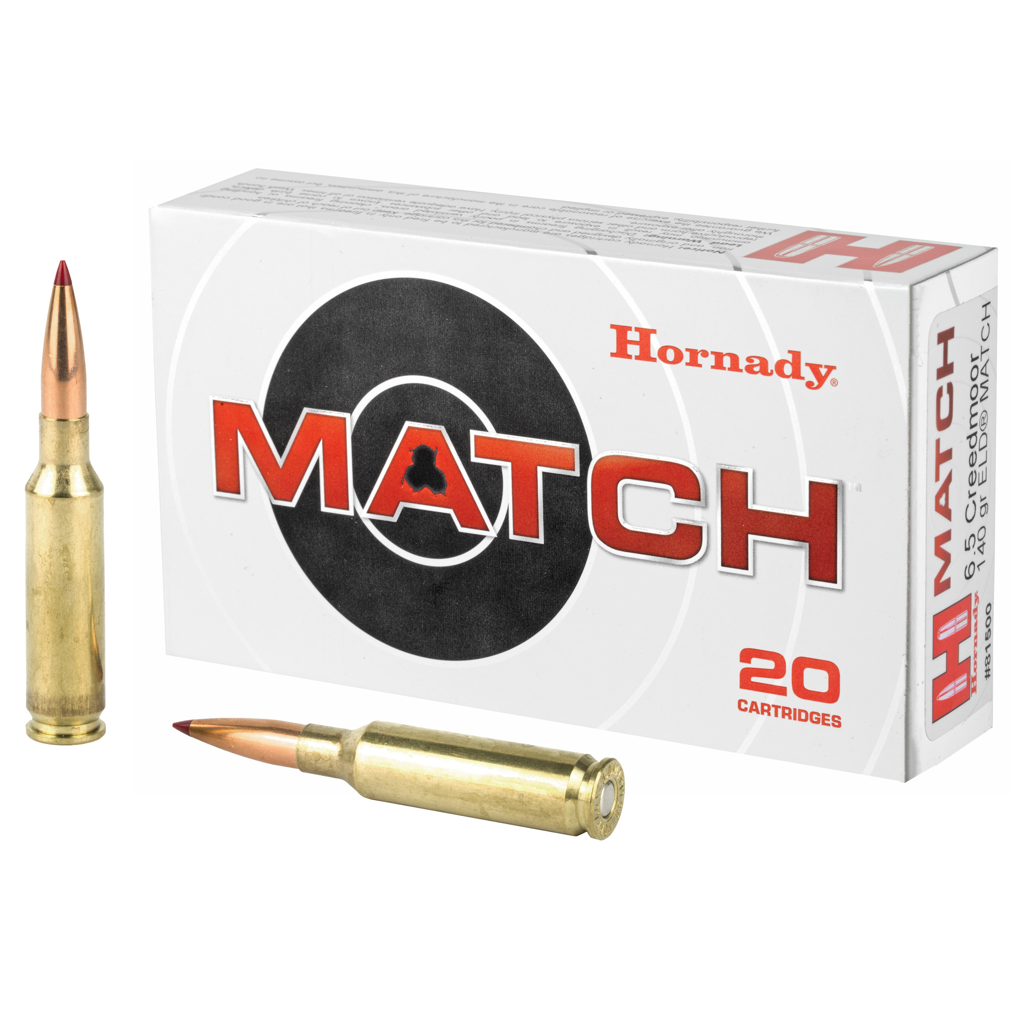 Hornady Match 6.5 Creedmoor 140gr ELD Match – 20rd