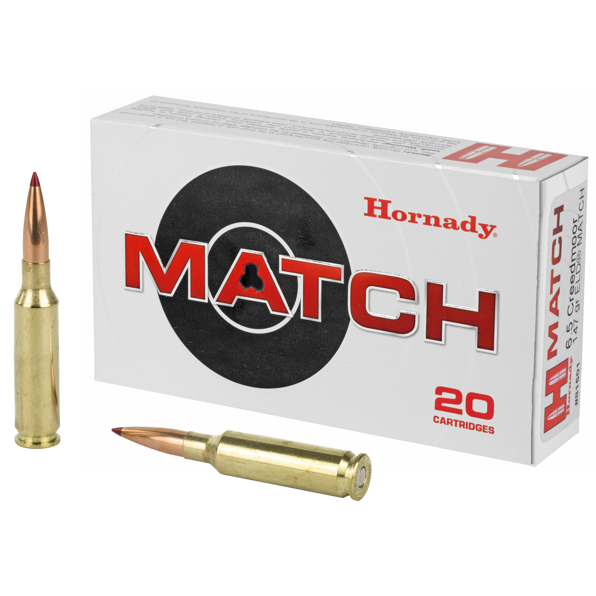 Hornady Match 6.5 Creedmoor 147gr ELD Match – 20rd