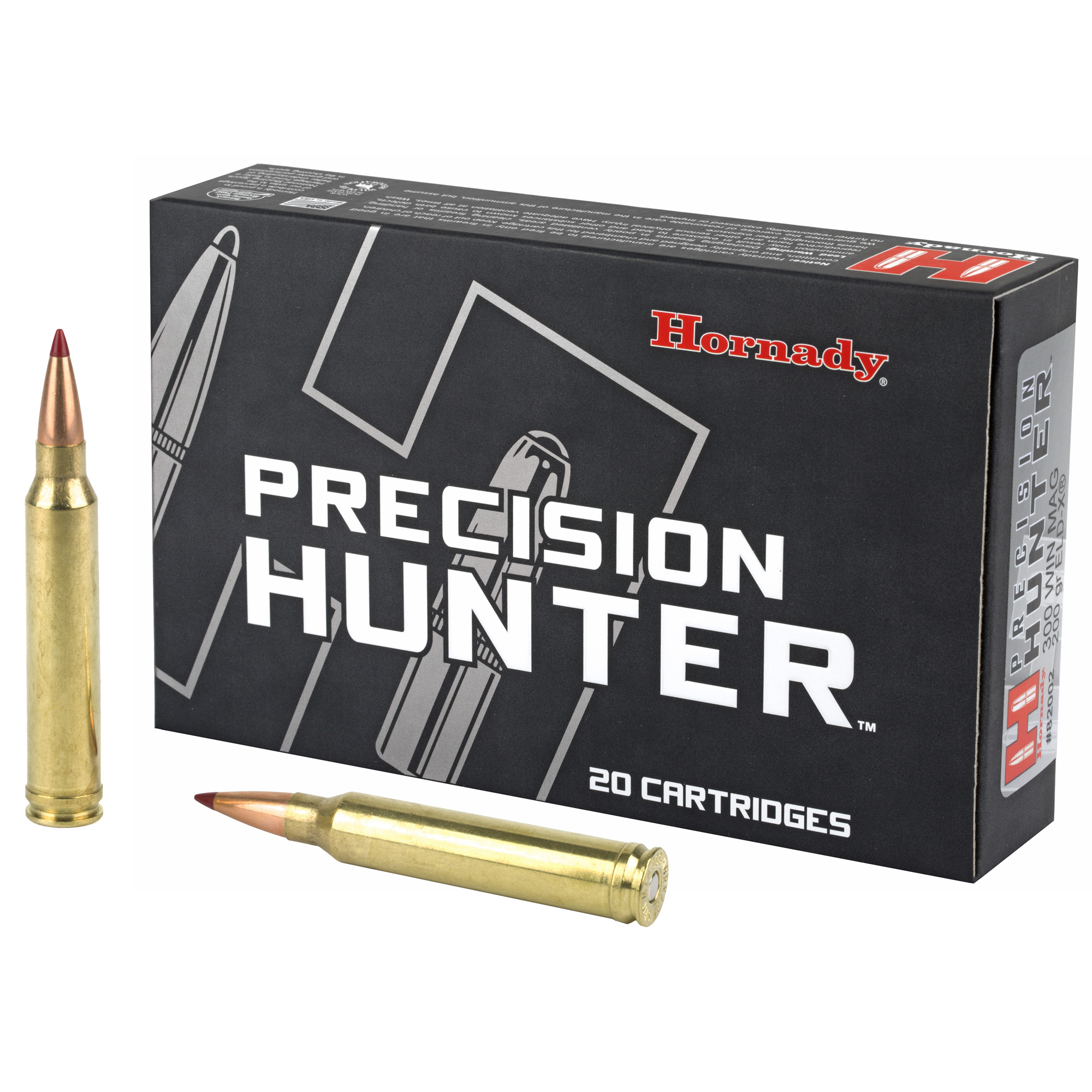 Hornady Precision Hunter 300 Winchester Magnum 200gr ELD-X – 20rd