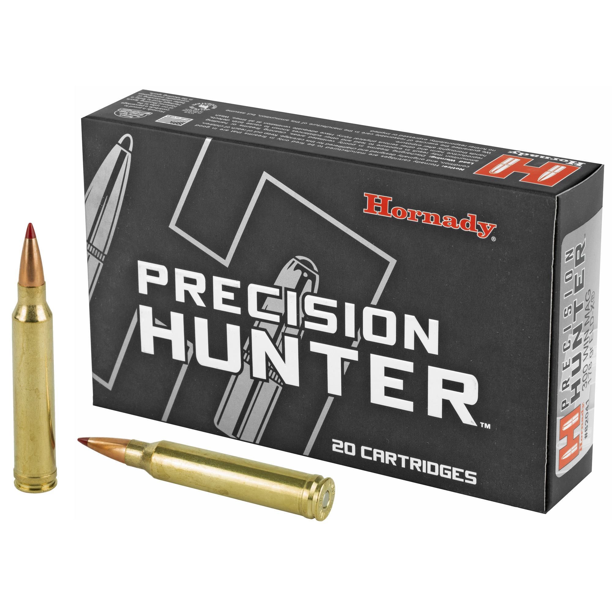 Hornady Precision Hunter 300 Winchester Magnum 178gr ELD-X – 20rd