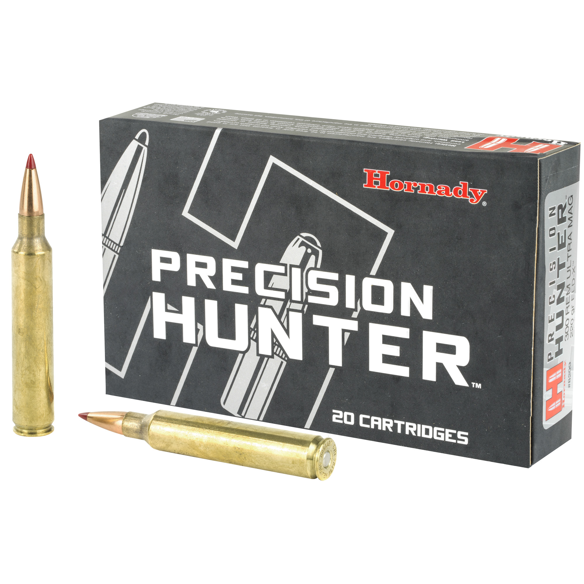 Hornady Precision Hunter 300 Remington Ultra Magnum 220gr ELD-X – 20rd