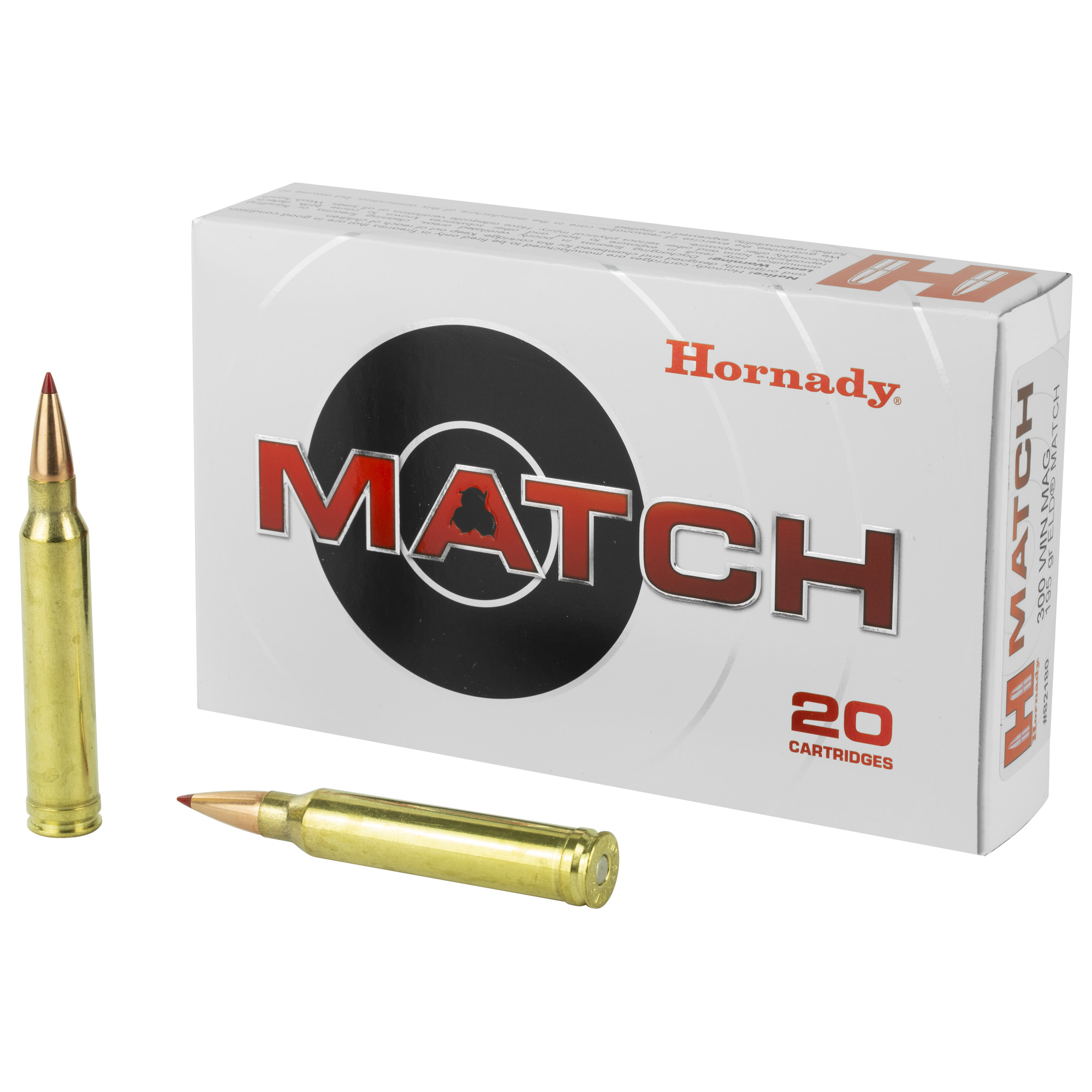 Hornady Match 300 Winchester Magnum 195gr ELD Match – 20rd