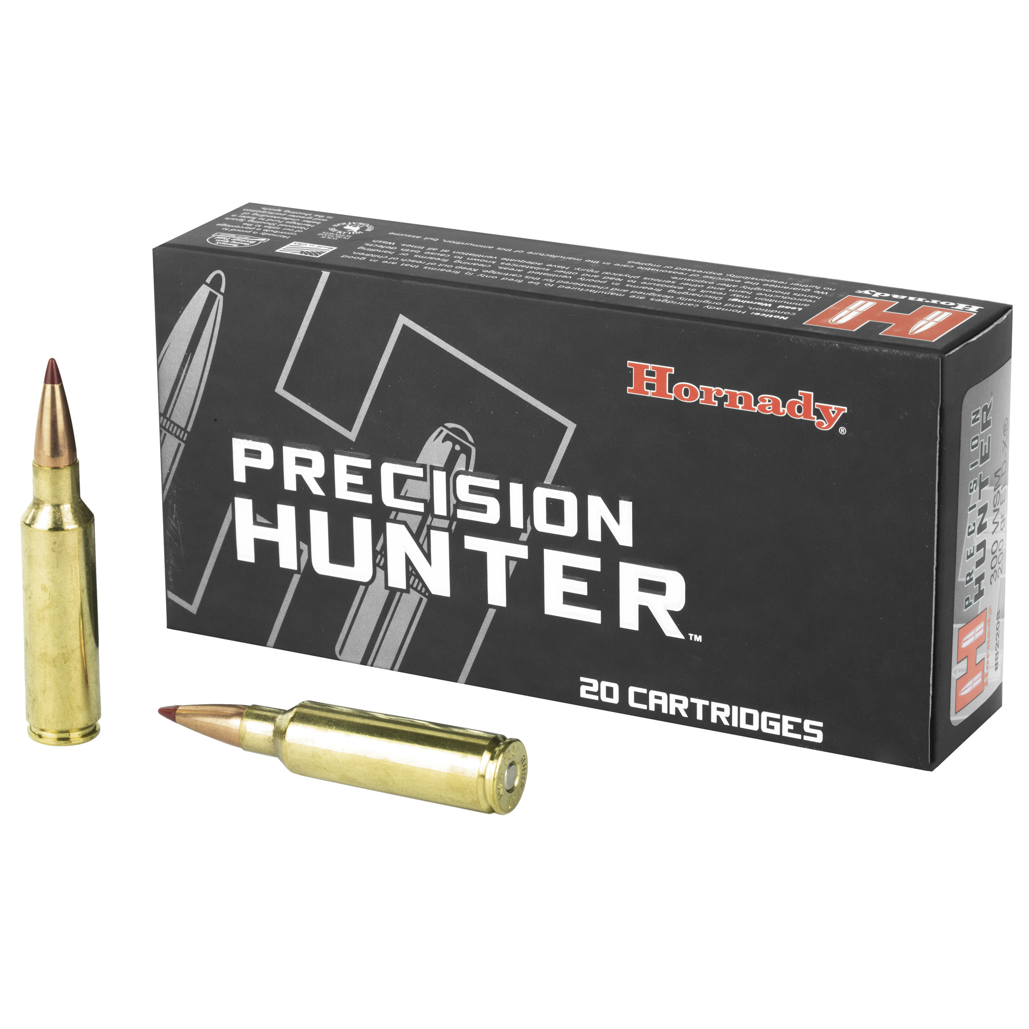 Hornady Precision Hunter 300 Winchester Short Magnum 200gr ELD-X – 20rd