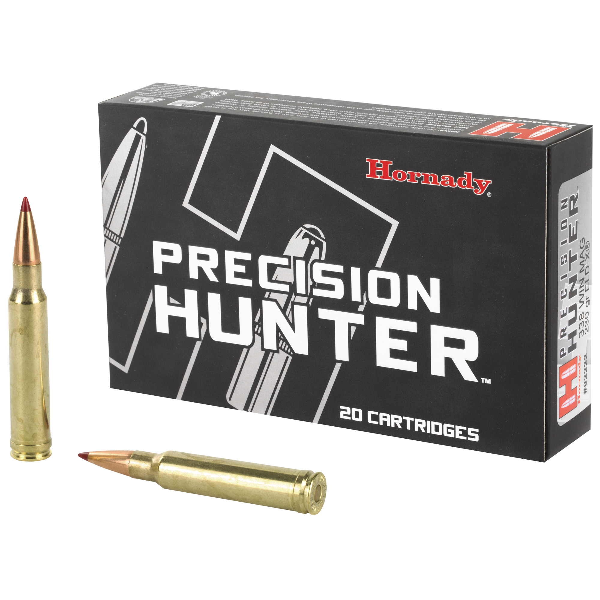 Hornady Precision Hunter 338 Winchester 230gr ELD-X – 20rd