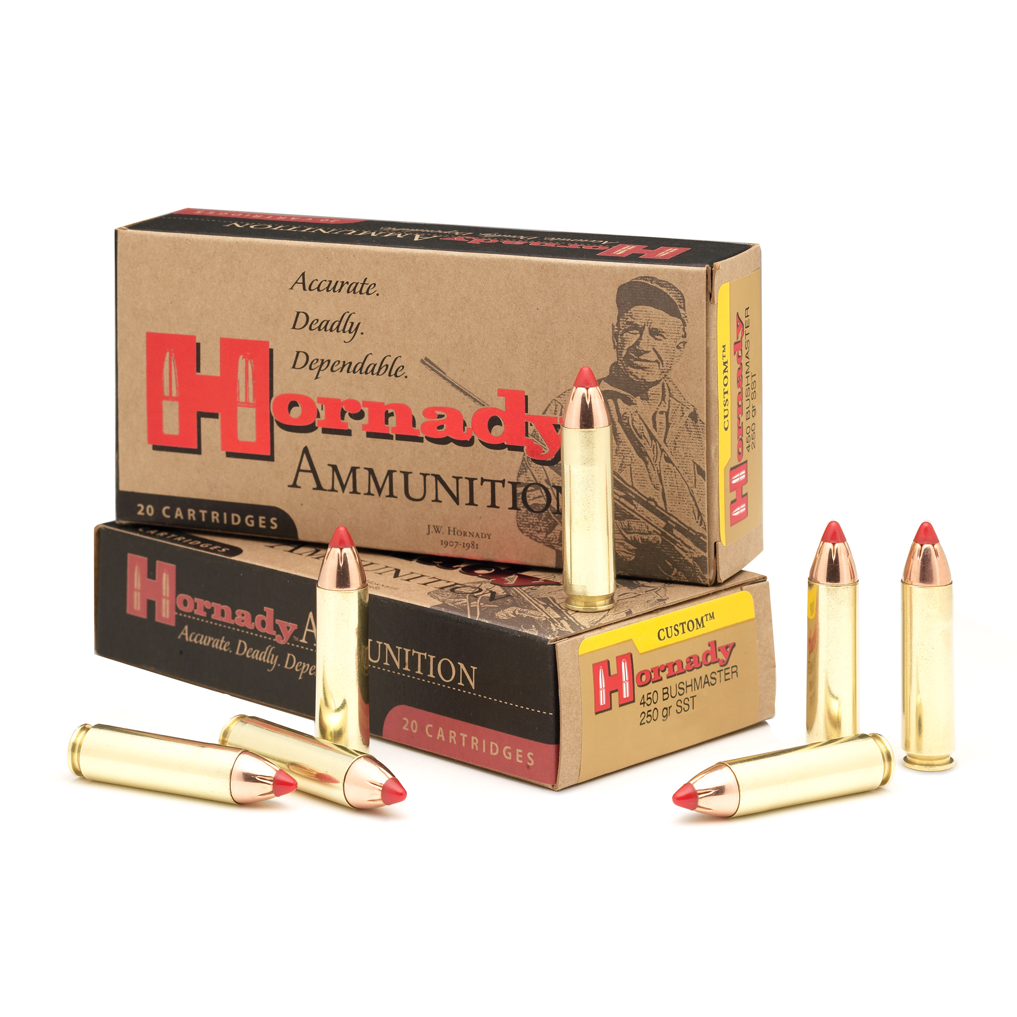 Hornady Custom 450 Bushmaster 250gr FlexTip – 20rd