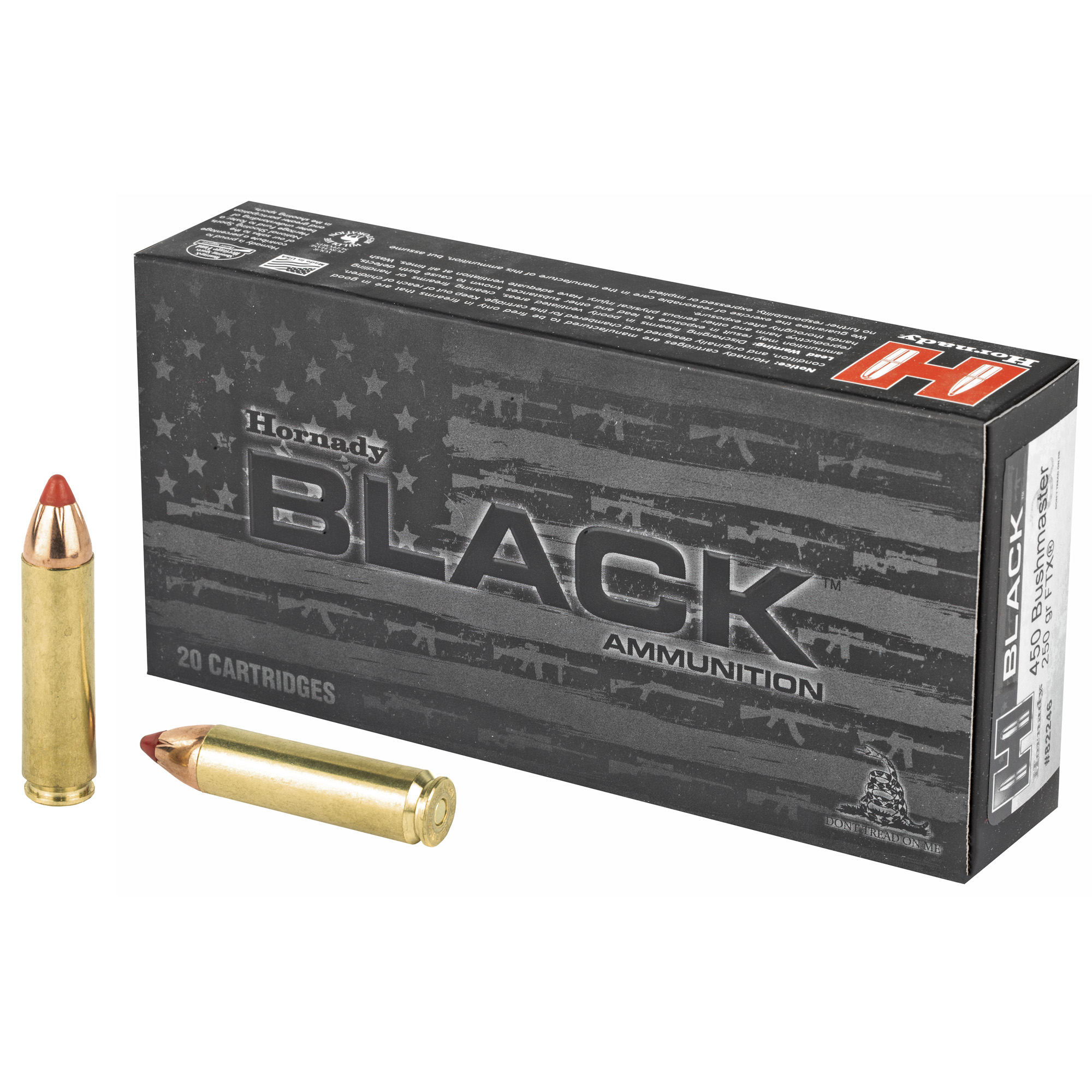 Hornady BLACK 450 Bushmaster 250gr FlexTip – 20rd