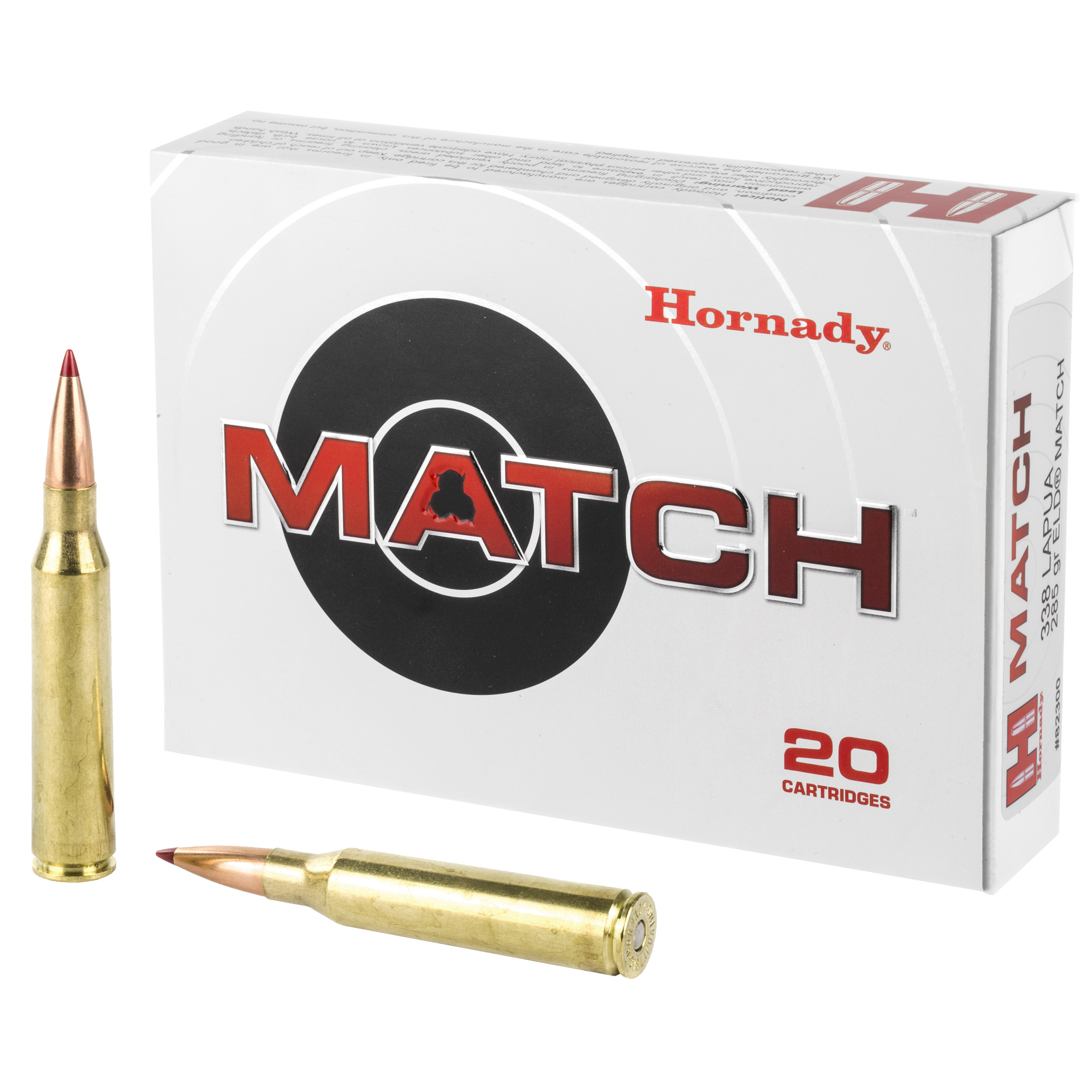 Hornady Match 338 Lapua 285gr ELD Match – 20rd