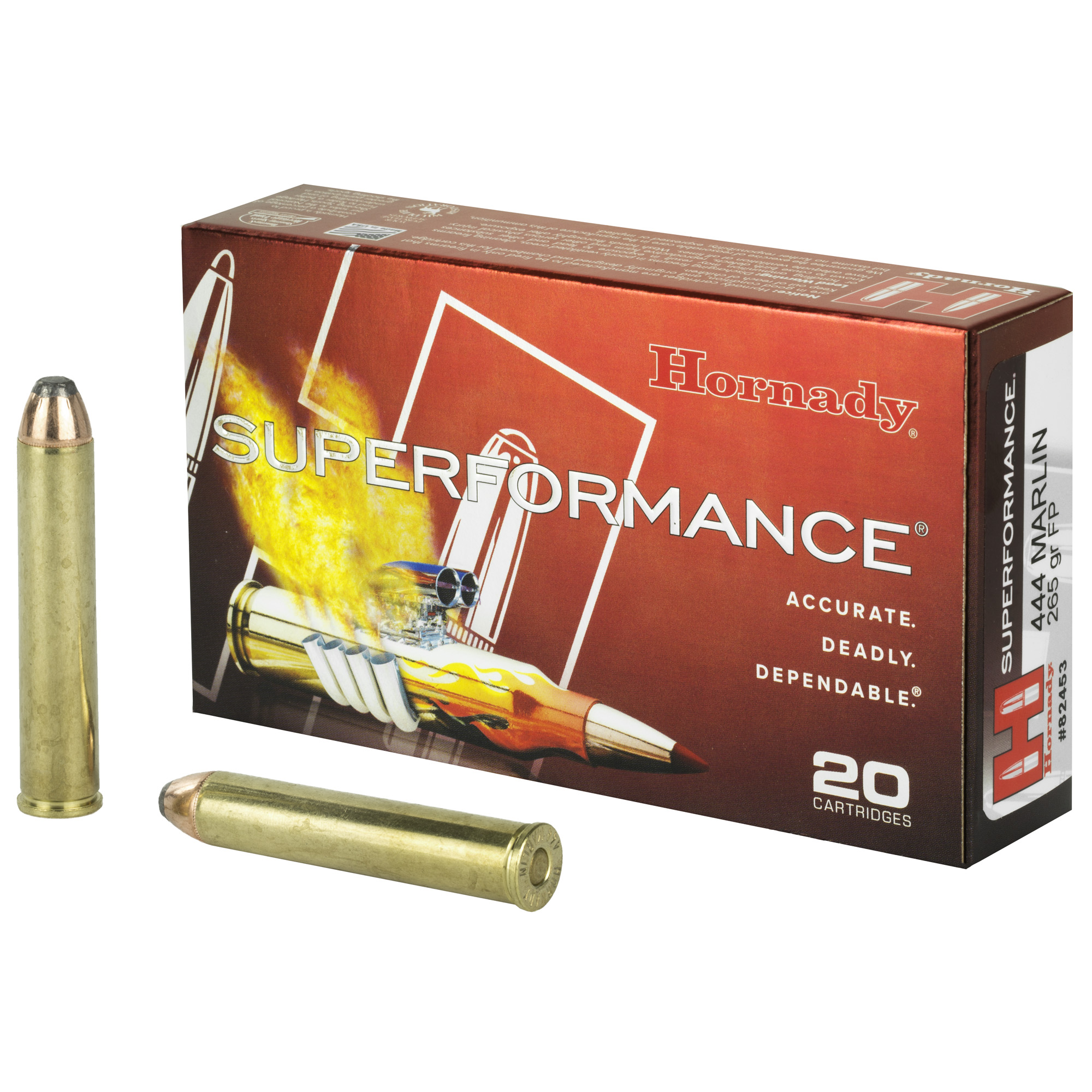 Hornady Superformance 444 Marlin 265gr InterLock – 20rd