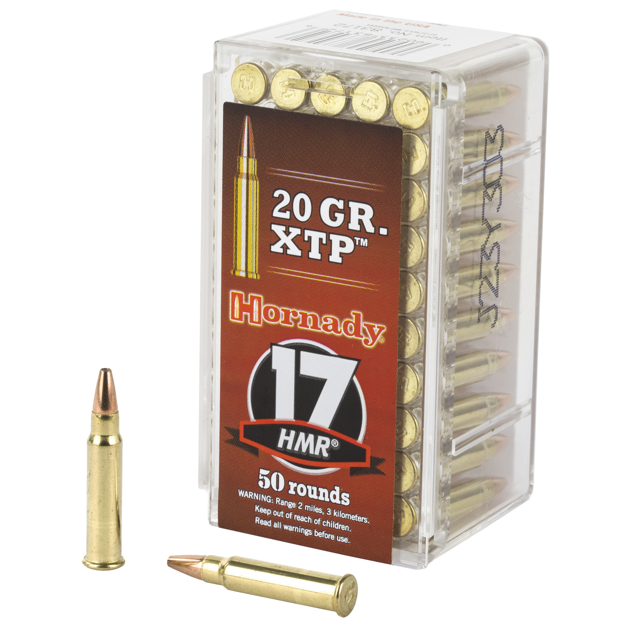 Hornady Varmint Express 17 HMR 20gr XTP – 50rd