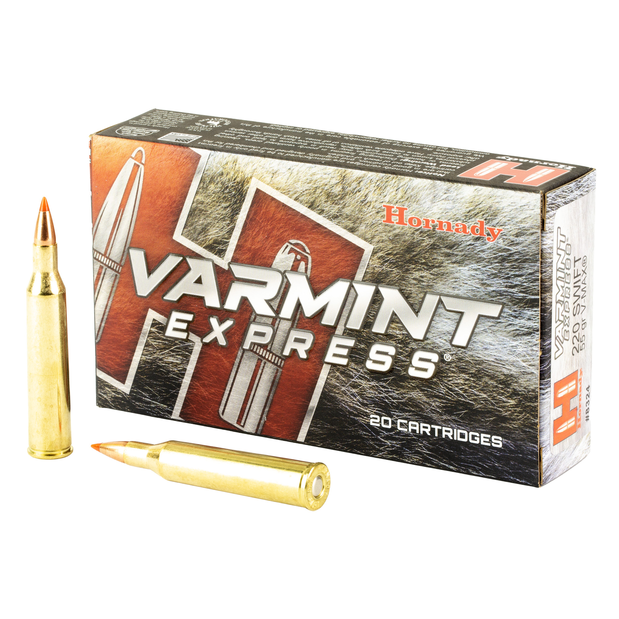 Hornady Varmint Express 220 Swift 55gr V-Max – 20rd