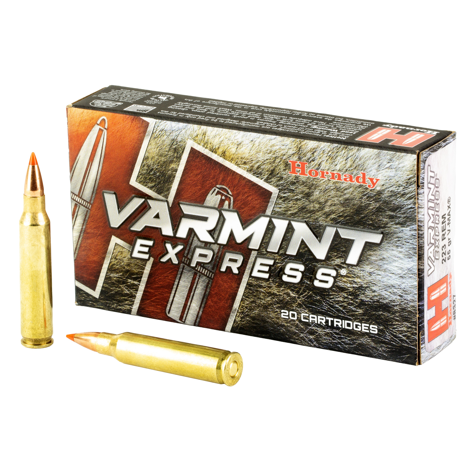 Hornady Varmint Express 223 Remington 55gr V-Max – 20rd