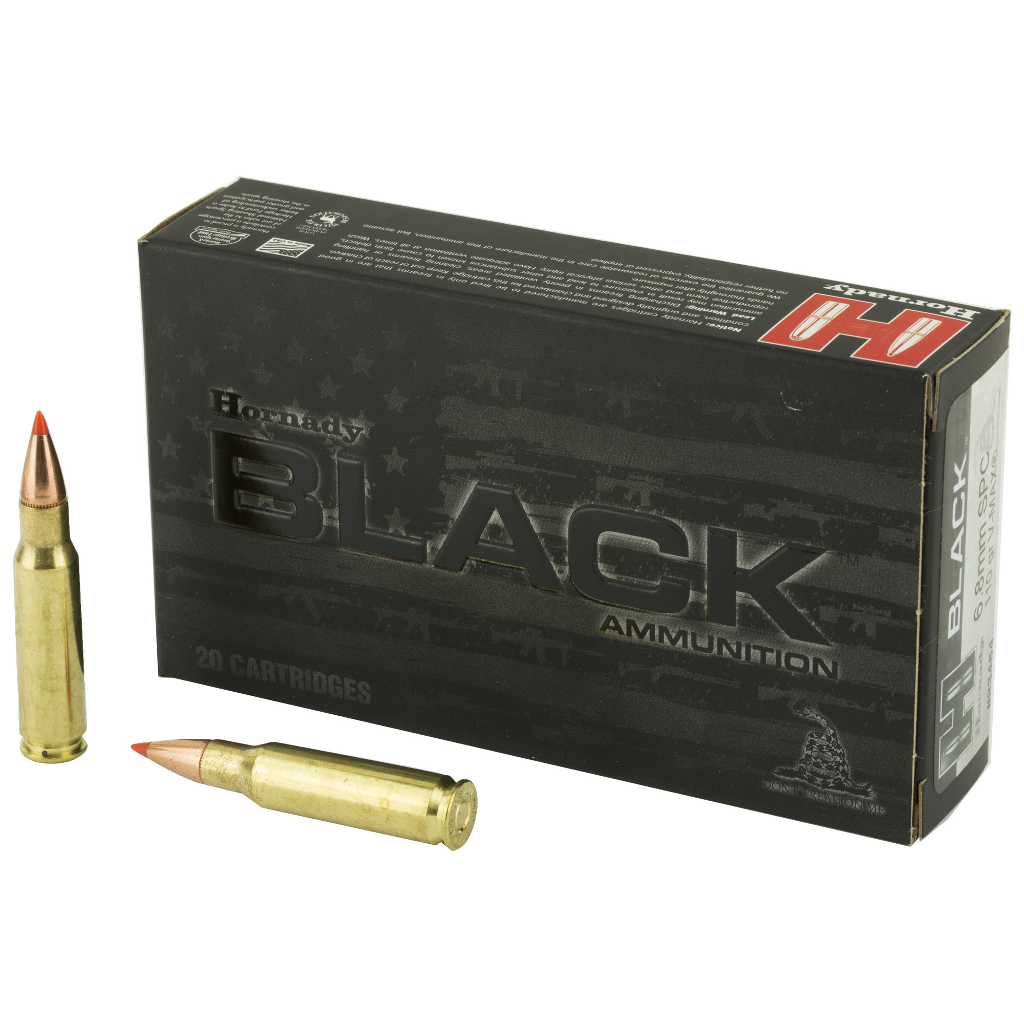 Hornady BLACK 6.8 SPC 110gr V-Max – 20rd