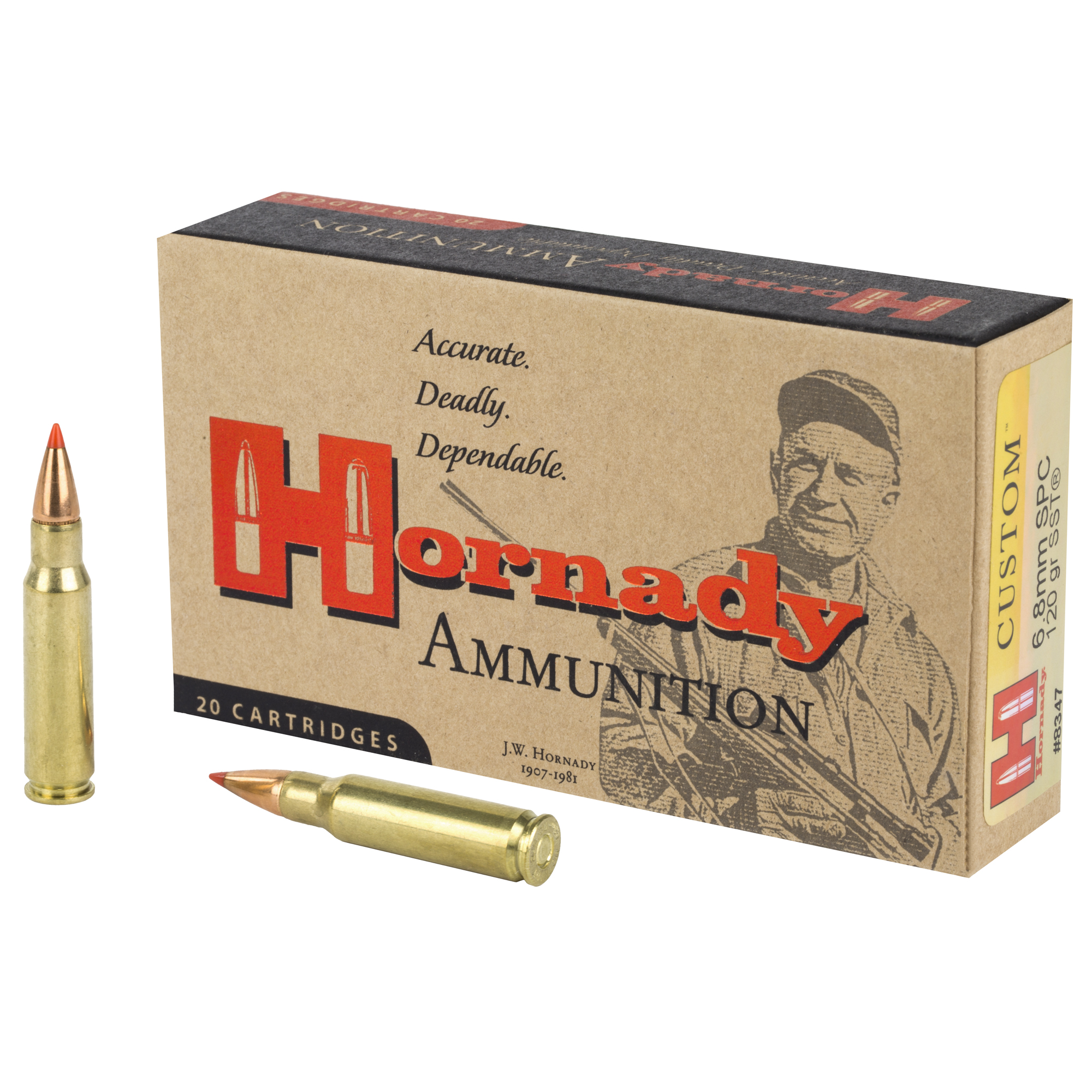 Hornady Custom 6.8 SPC 120gr SST – 20rd