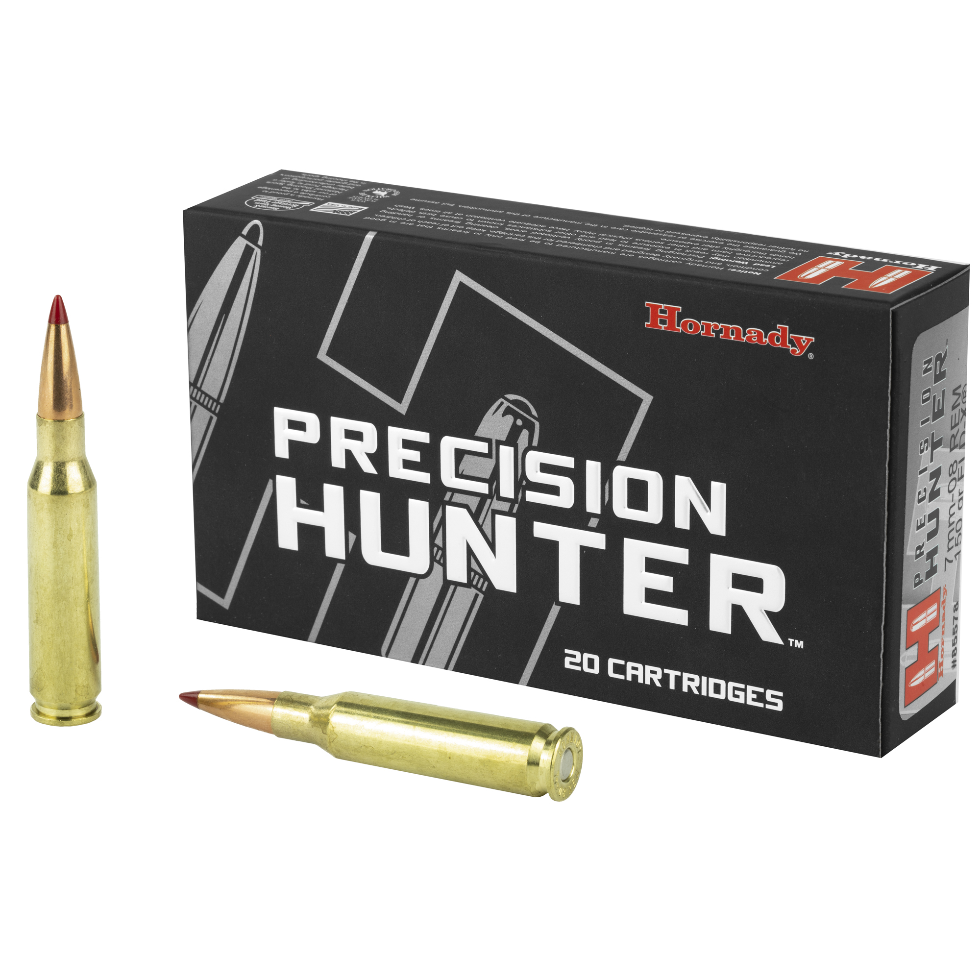 Hornady Precision Hunter 7MM-08 150gr ELD-X – 20rd