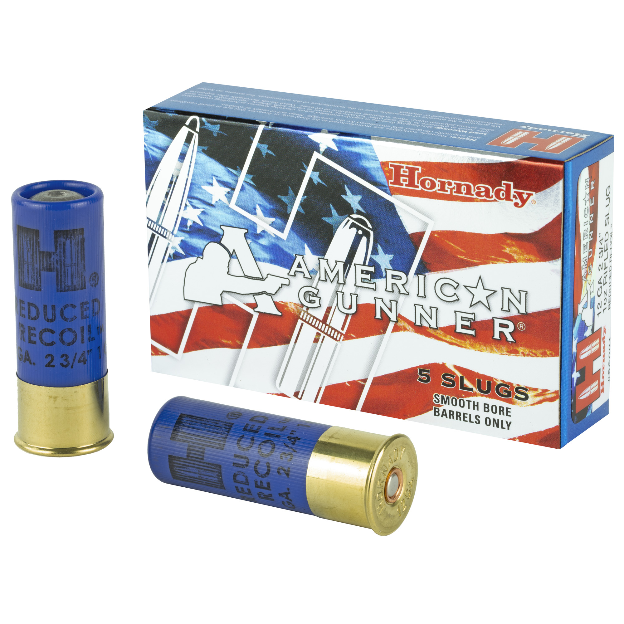 Hornady American Gunner 12 Gauge 2.75″ Low Recoil Rifled Slug – 5rd