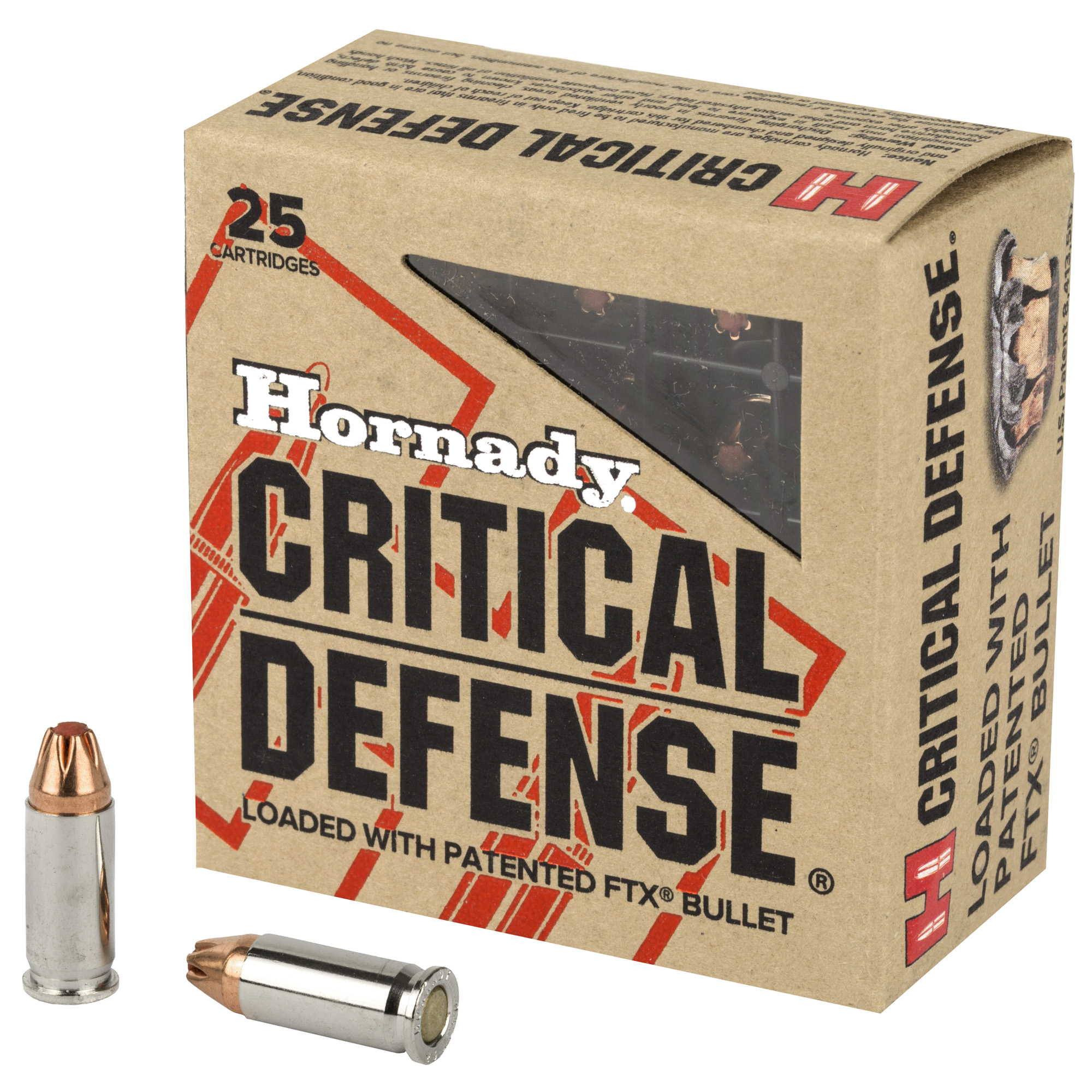 Hornady Critical Defense 25 ACP 35gr FlexTip – 25rd