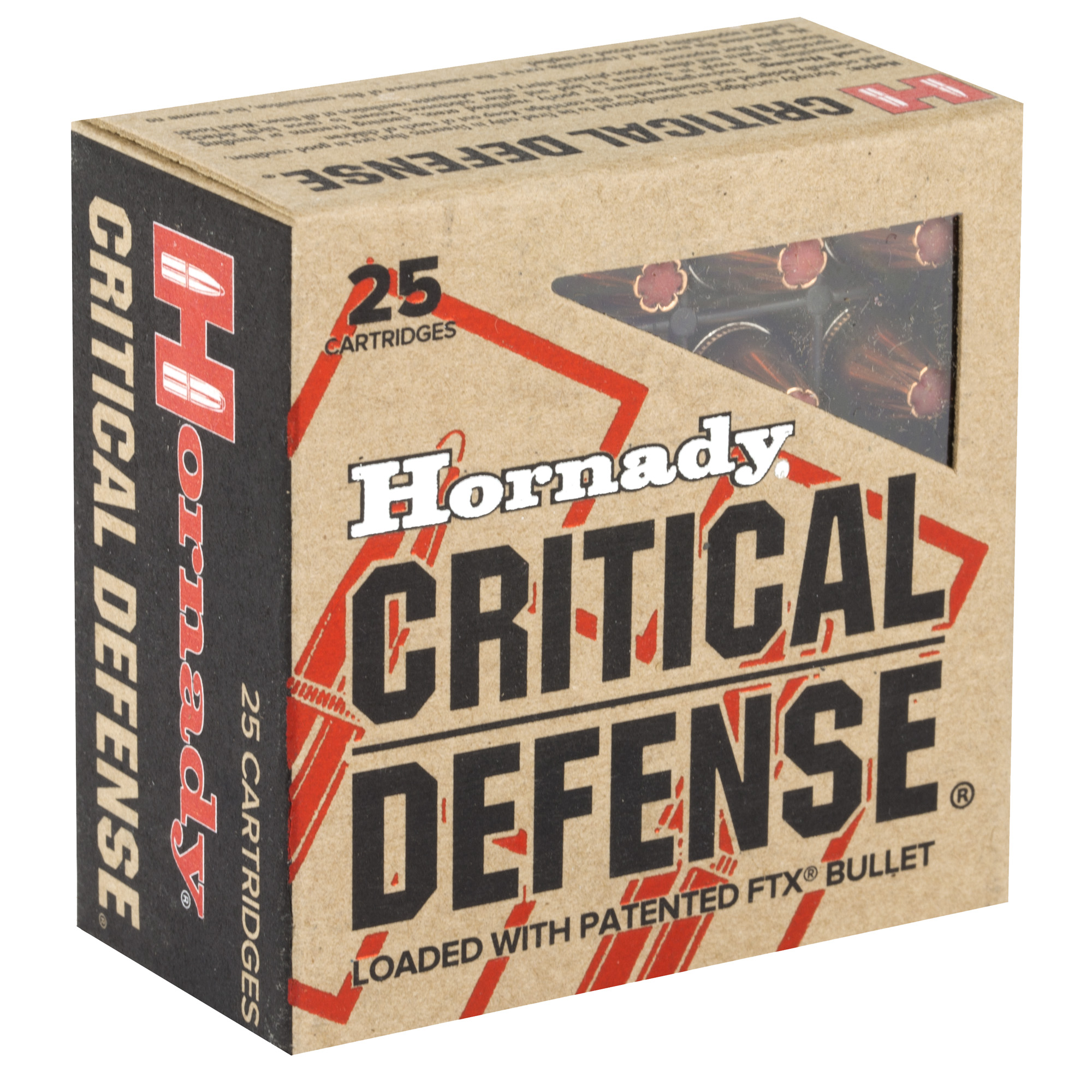 Hornady Critical Defense 9mm 115gr FlexTip – 25rd