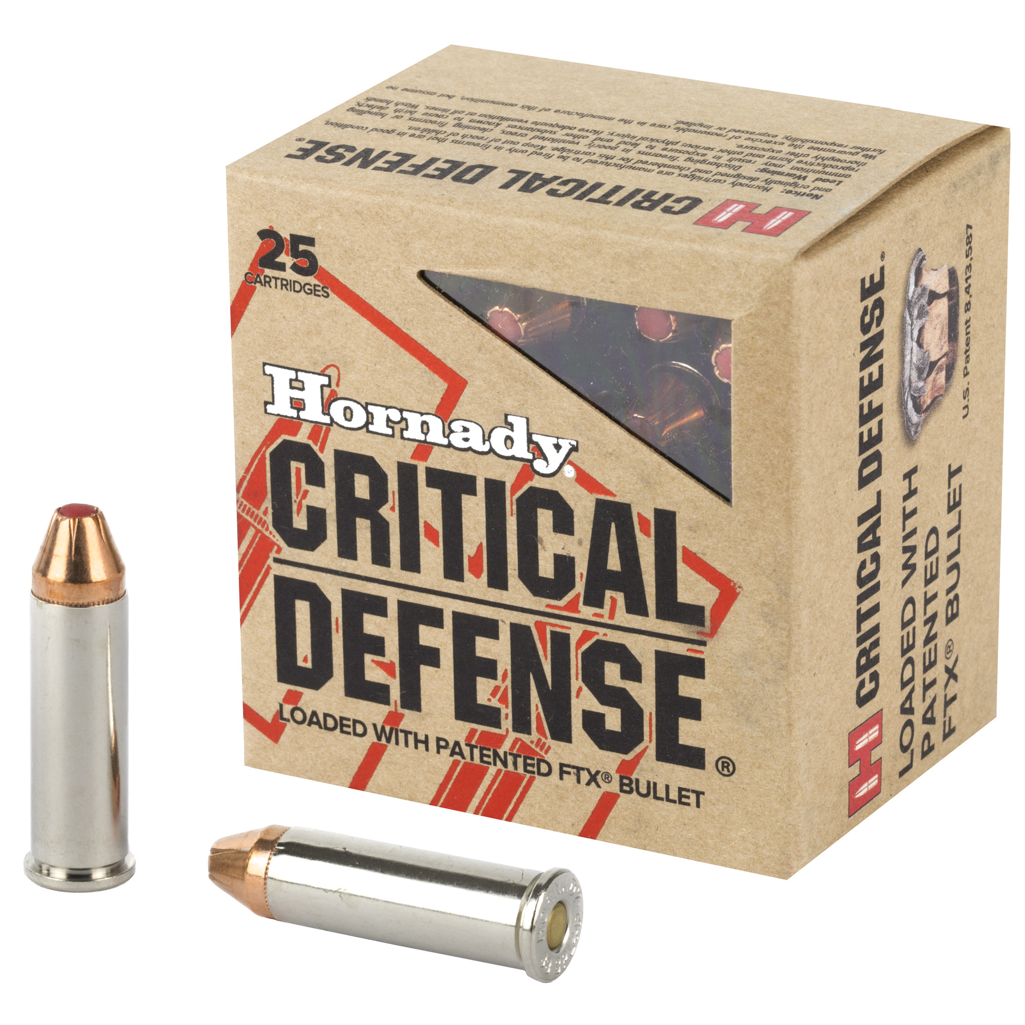 Hornady Critical Defense 38 Special 110gr FlexTip – 25rd