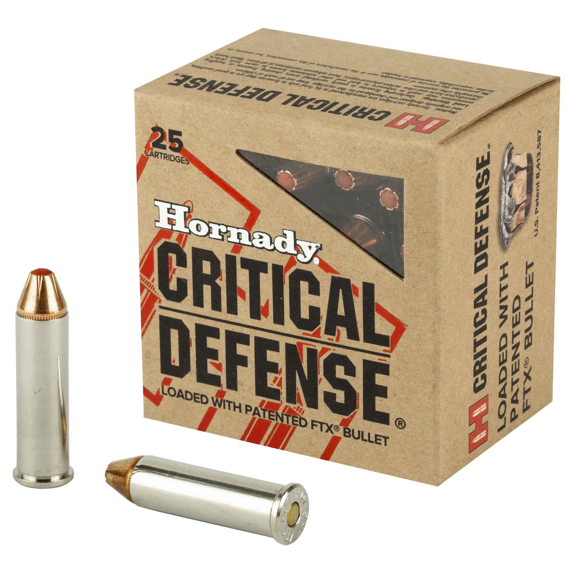 Hornady Critical Defense 357 Magnum 125gr FlexTip – 25rd